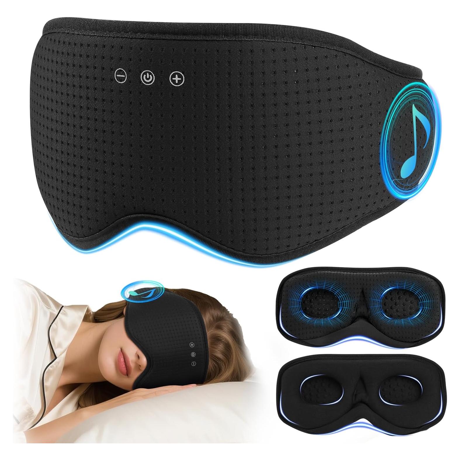 Máscara para dormir Bluetooth ZHENYEMEI 3D con auriculares