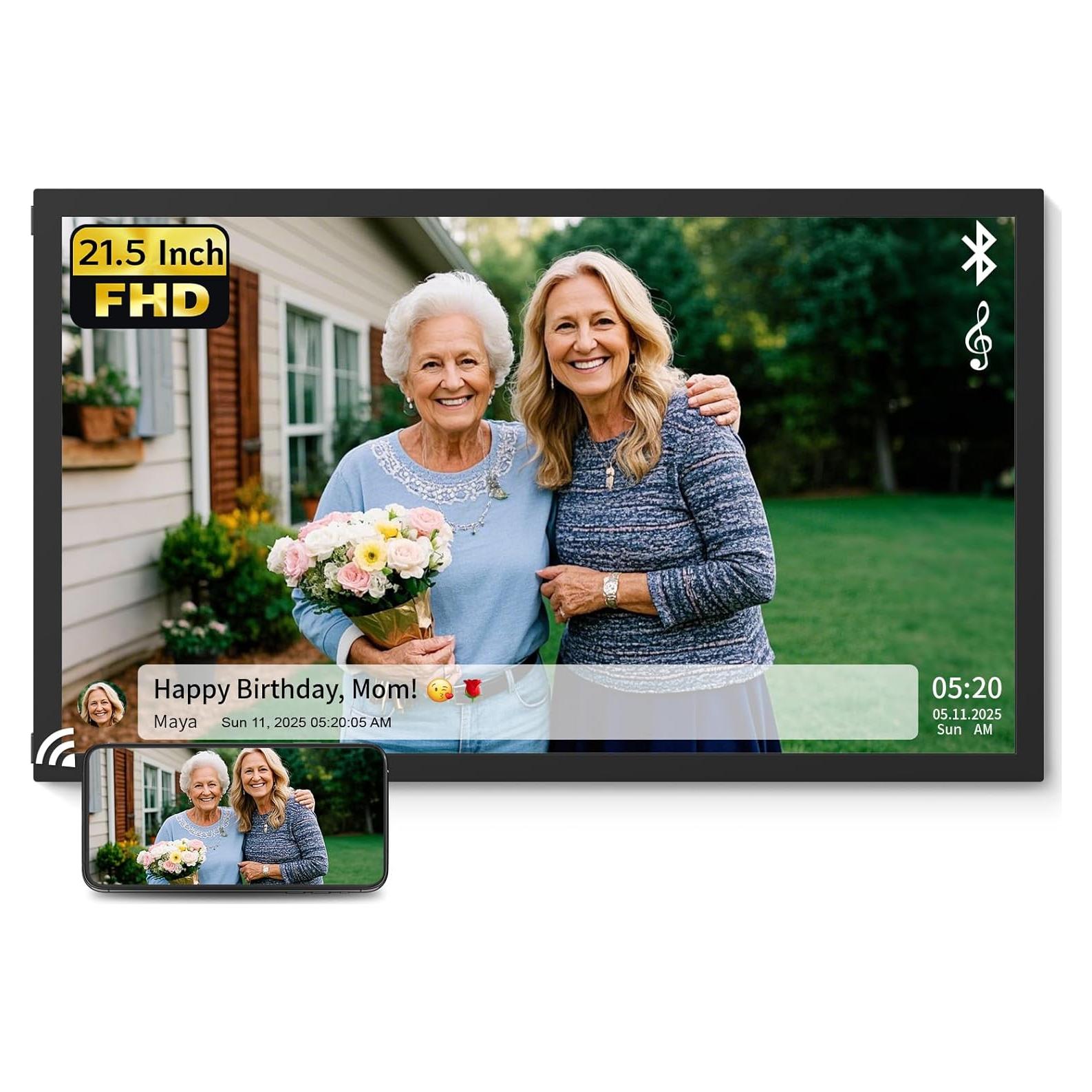 Marco Digital NexFoto 21.5" FHD WiFi 32GB Negro