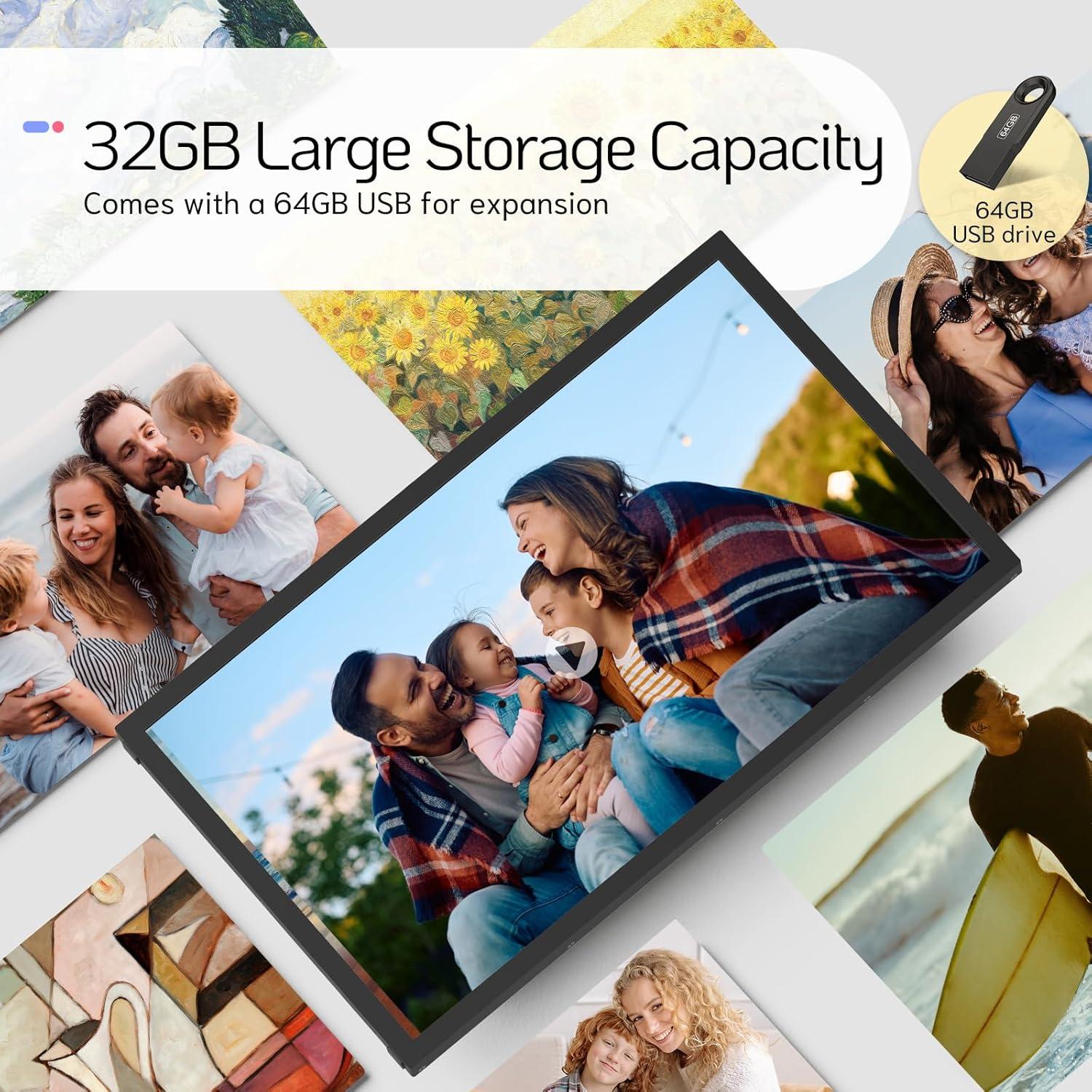 Marco Digital NexFoto 21.5" FHD WiFi 32GB Negro