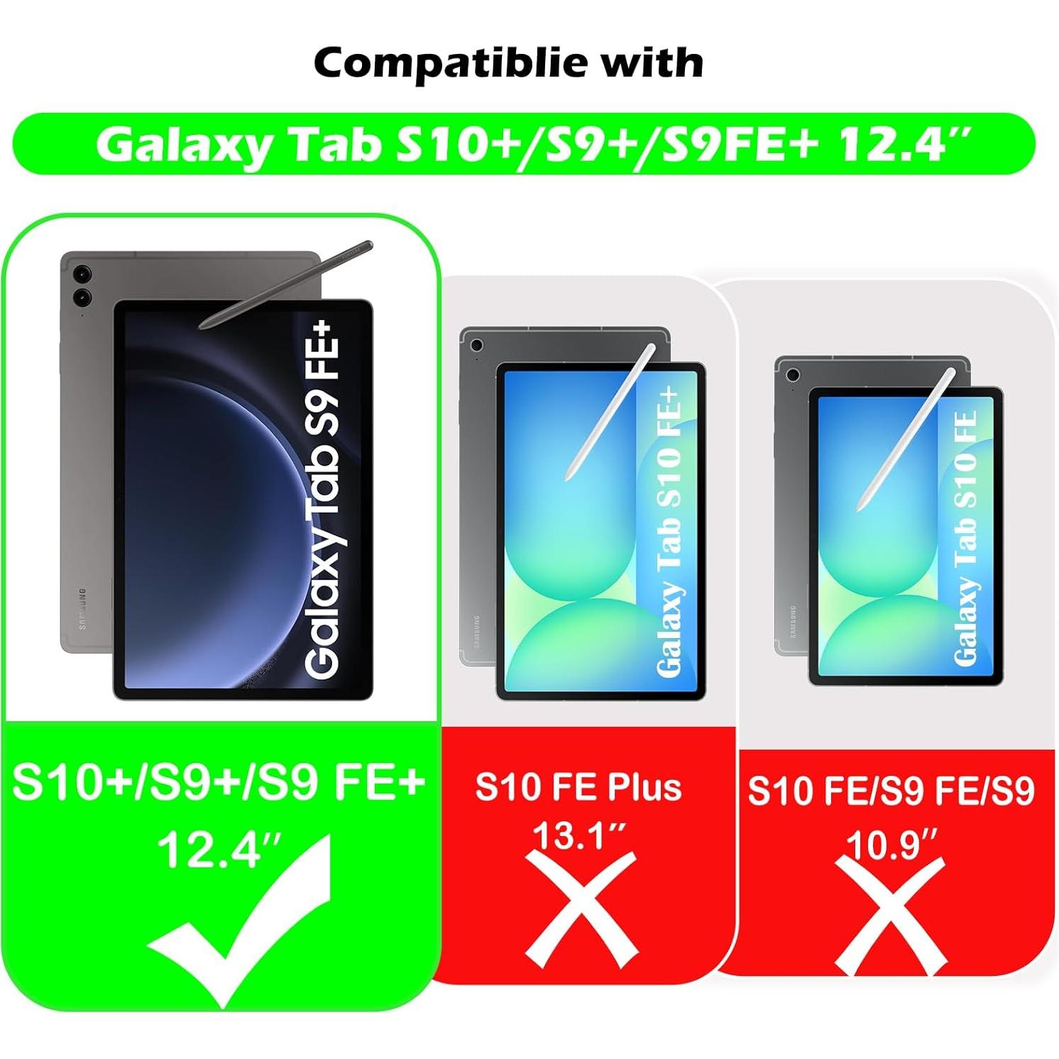 Funda para Samsung Galaxy Tab S10 Plus 12.4" a prueba de golpes