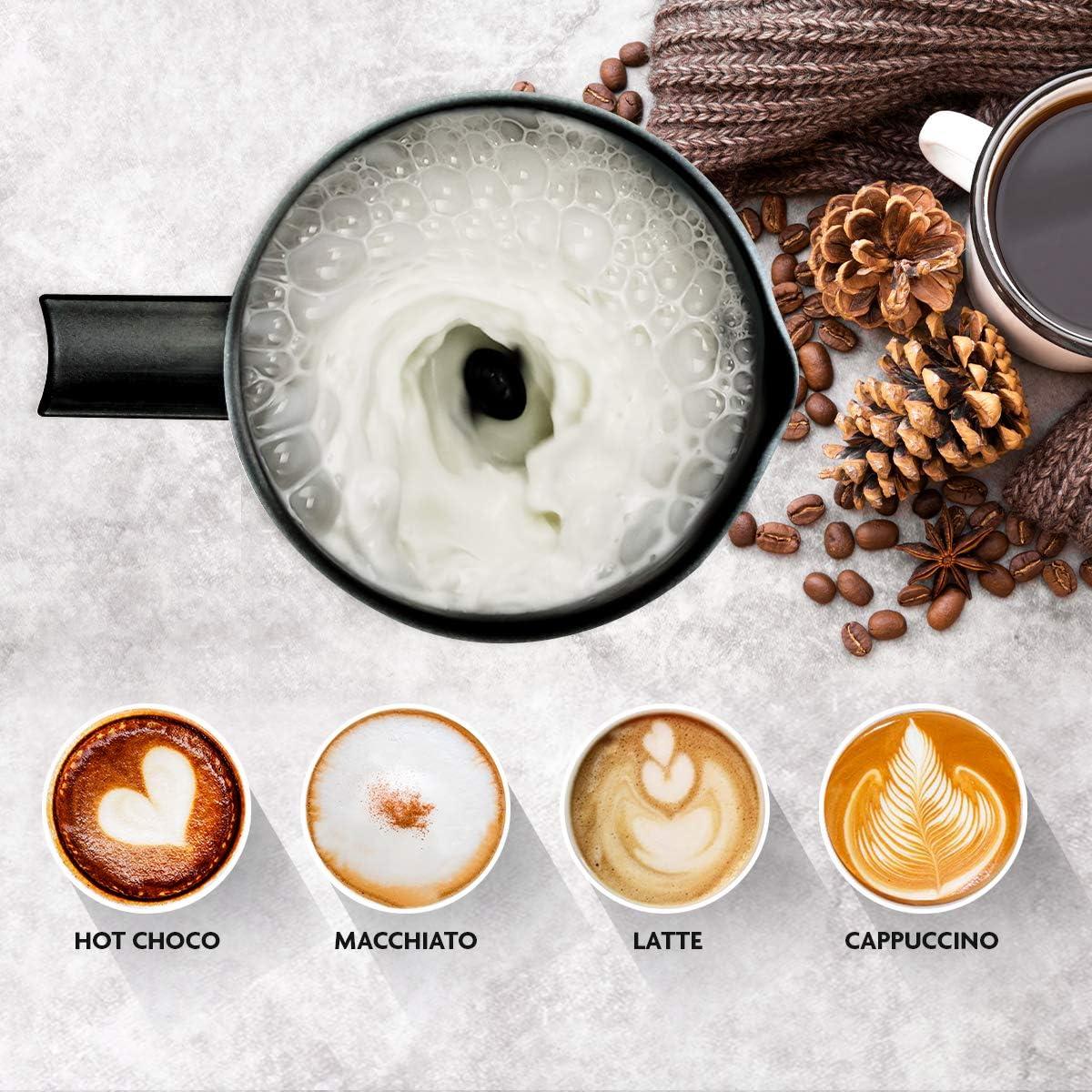 Espumador de Leche OVENTE FR1208, 500W, Acero Inoxidable, 240ml