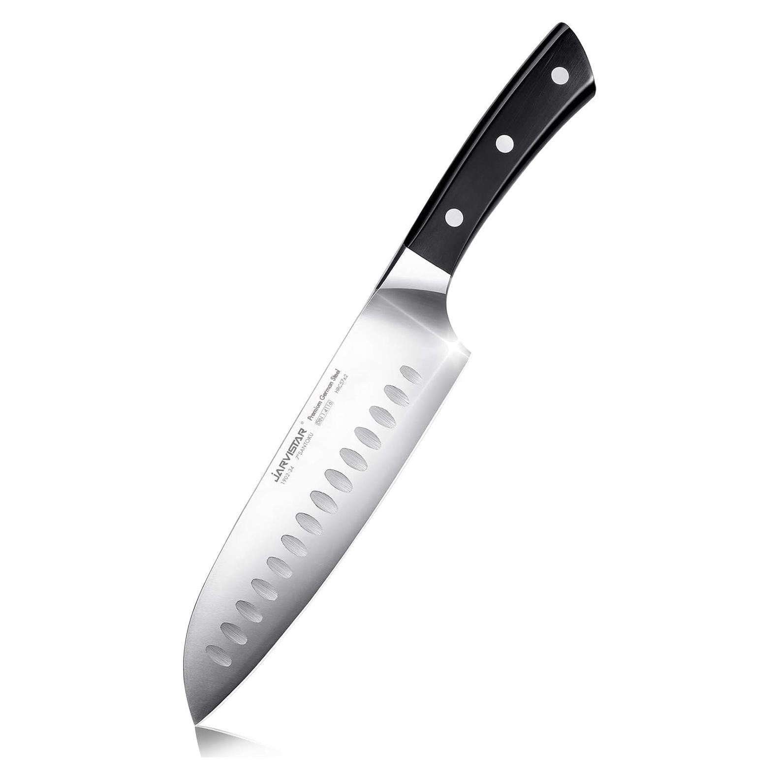 Cuchillo Santoku JARVISTAR 17.78 cm Acero Inoxidable Ultra Afilado