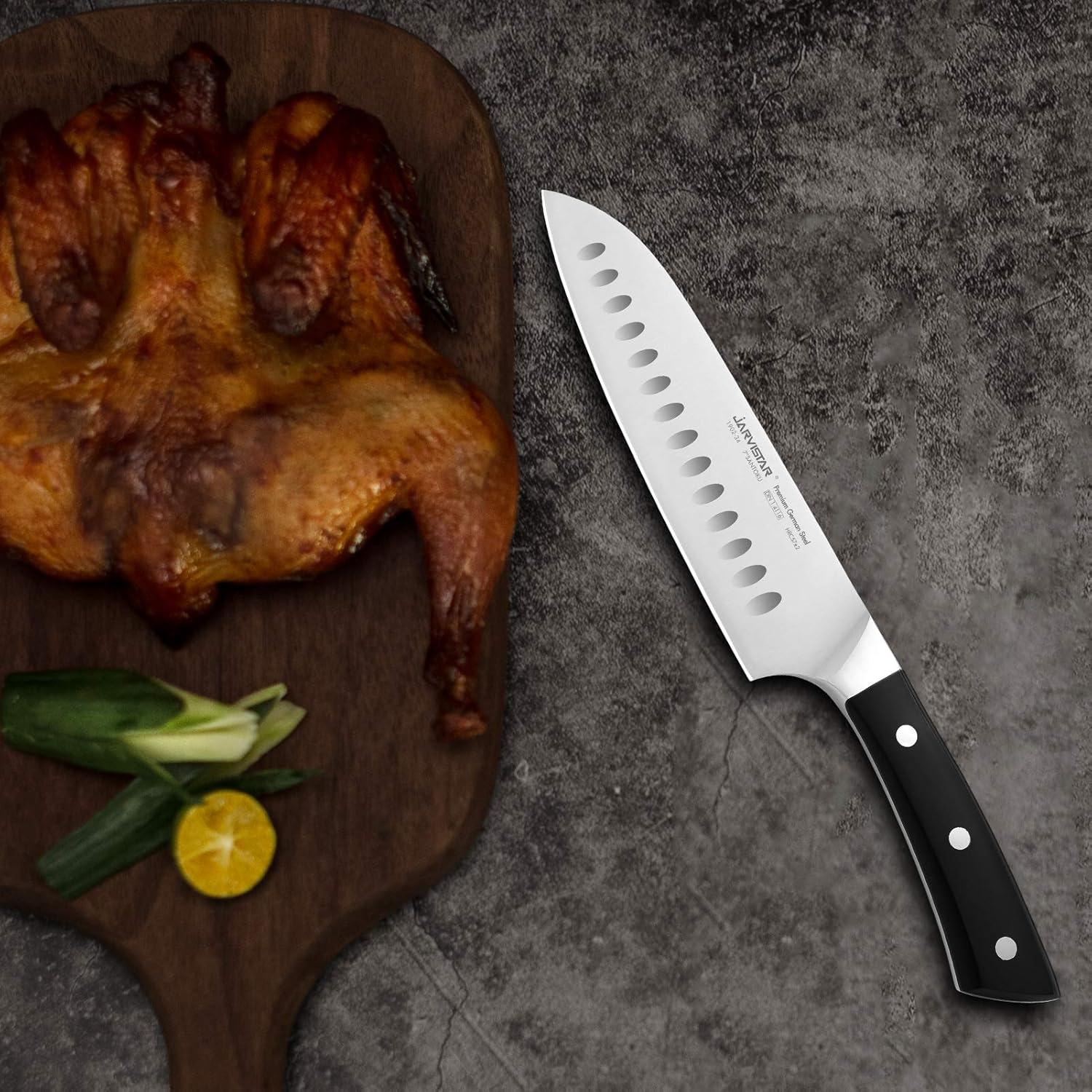 Cuchillo Santoku JARVISTAR 17.78 cm Acero Inoxidable Ultra Afilado