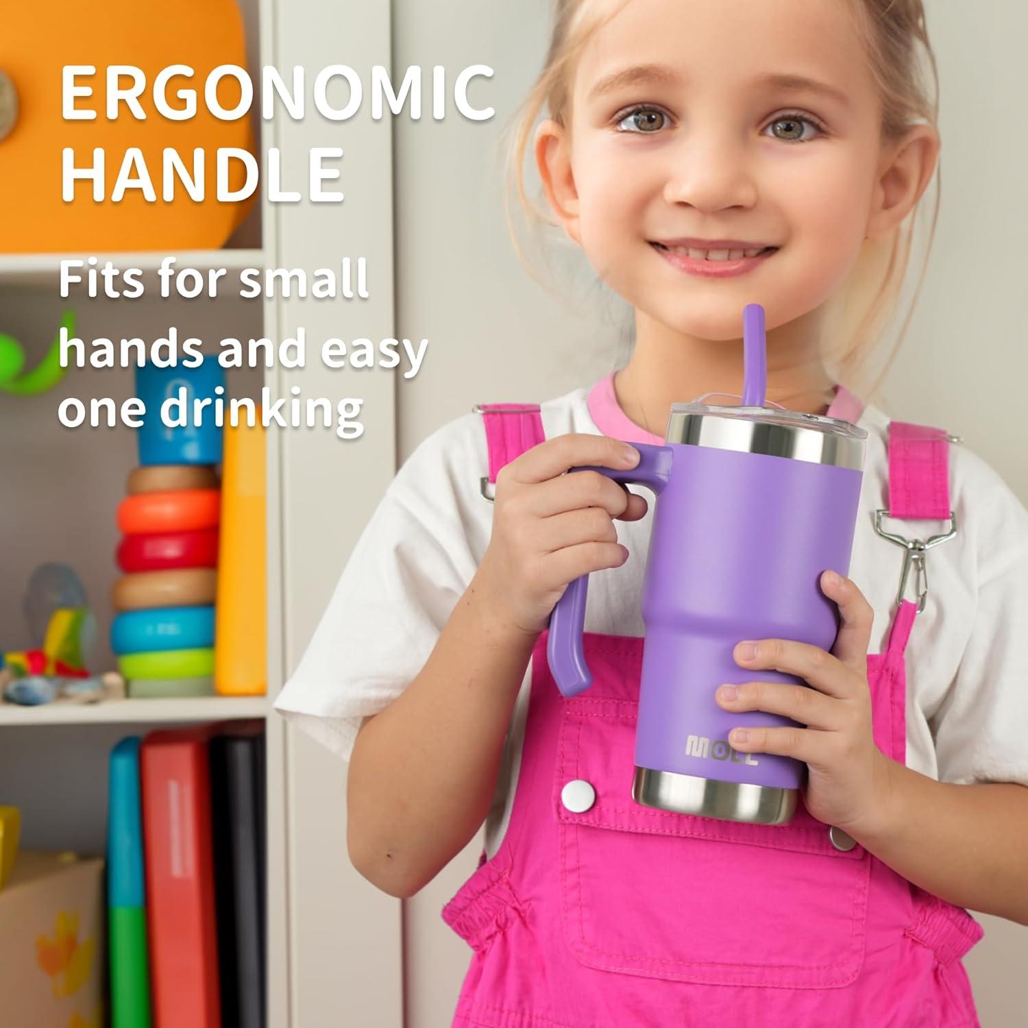 Vaso Reutilizable Mollcity 16 oz Acero Inoxidable Verde Manzana