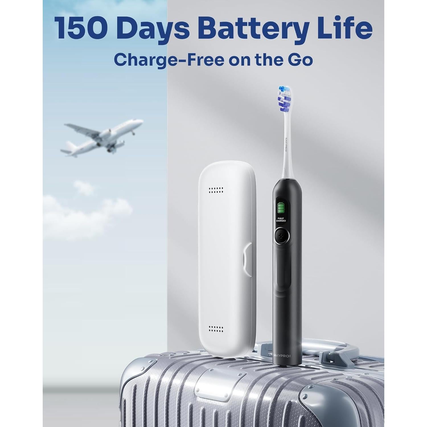 Cepillo de dientes eléctrico Sakyproal G5S con pantalla inteligente