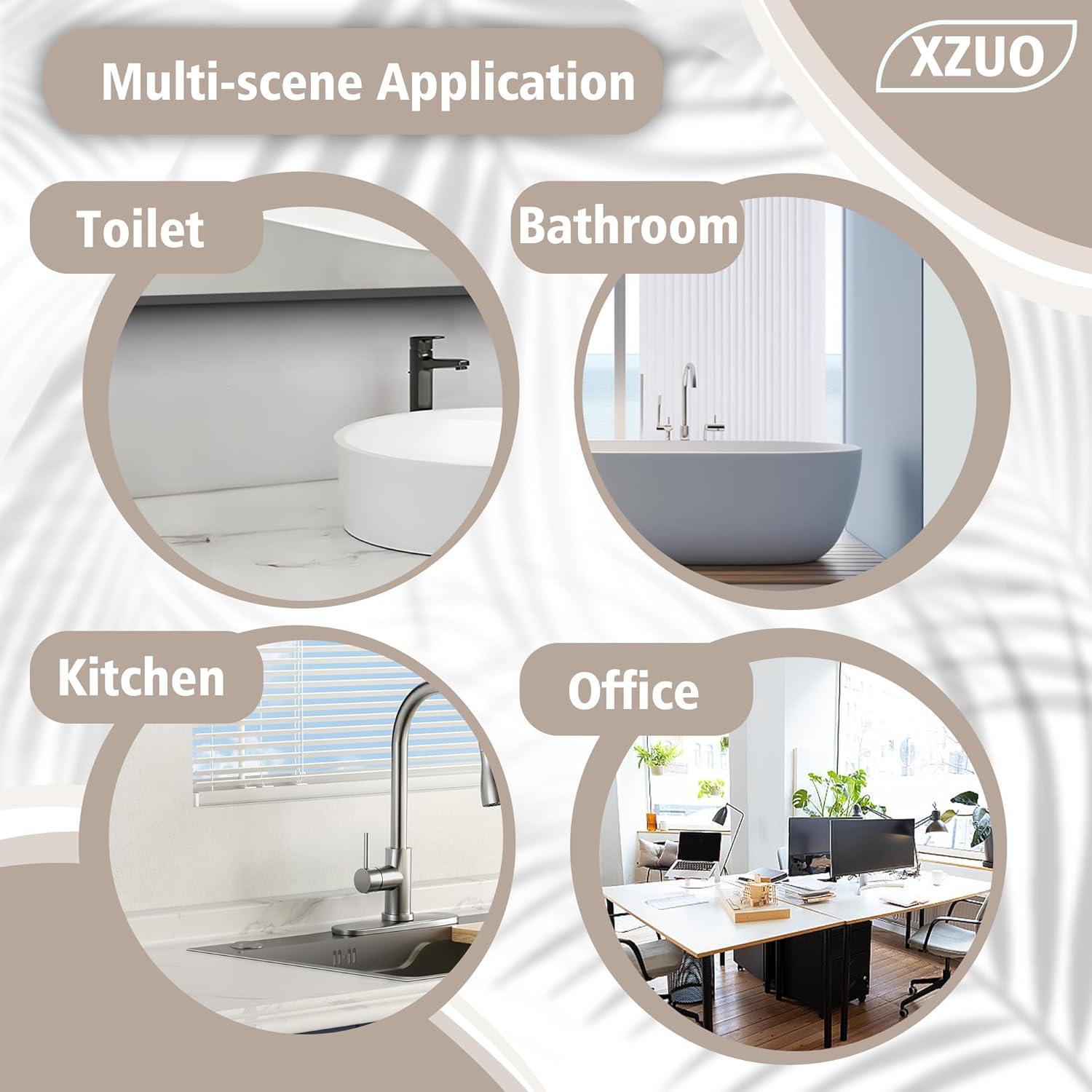 Dispensador de Jabón Automático XZUO 700ml Acero Inoxidable