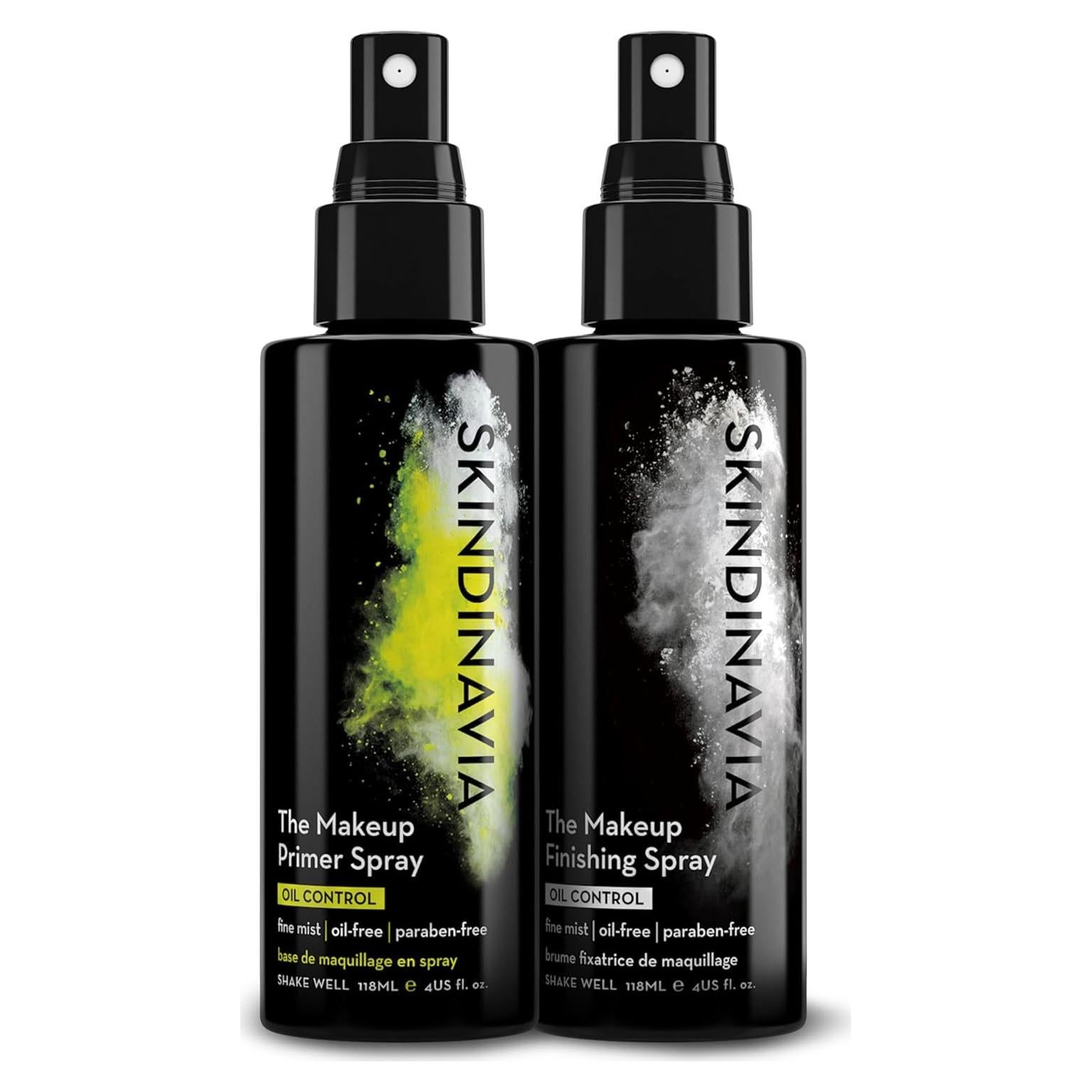 Skindinavia Spray Prebase y Acabado Control de Aceite 2x118ml