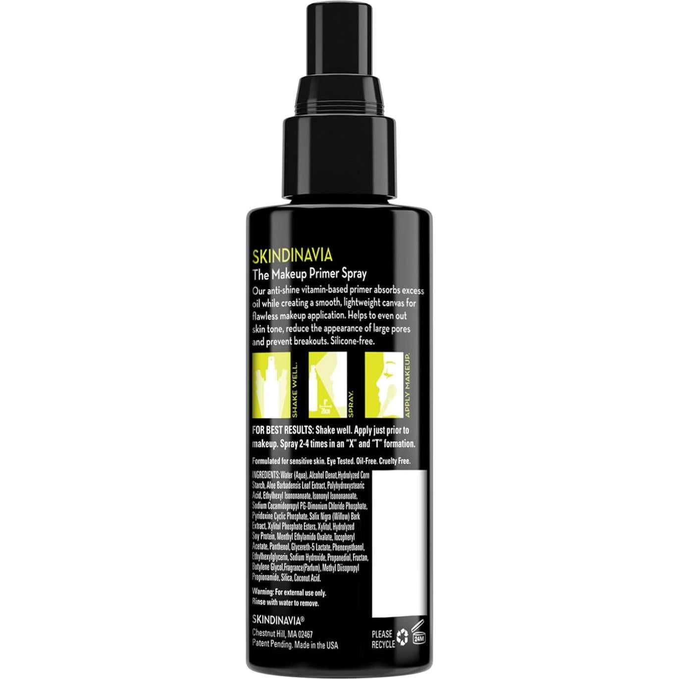 Skindinavia Spray Prebase y Acabado Control de Aceite 2x118ml