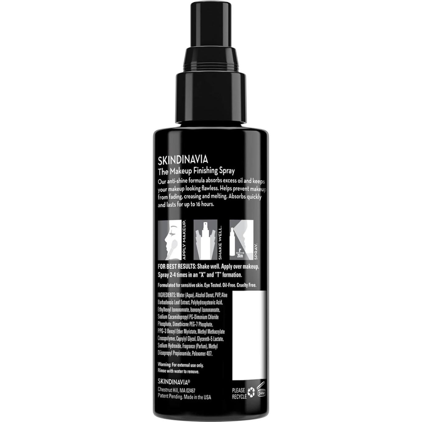 Skindinavia Spray Prebase y Acabado Control de Aceite 2x118ml
