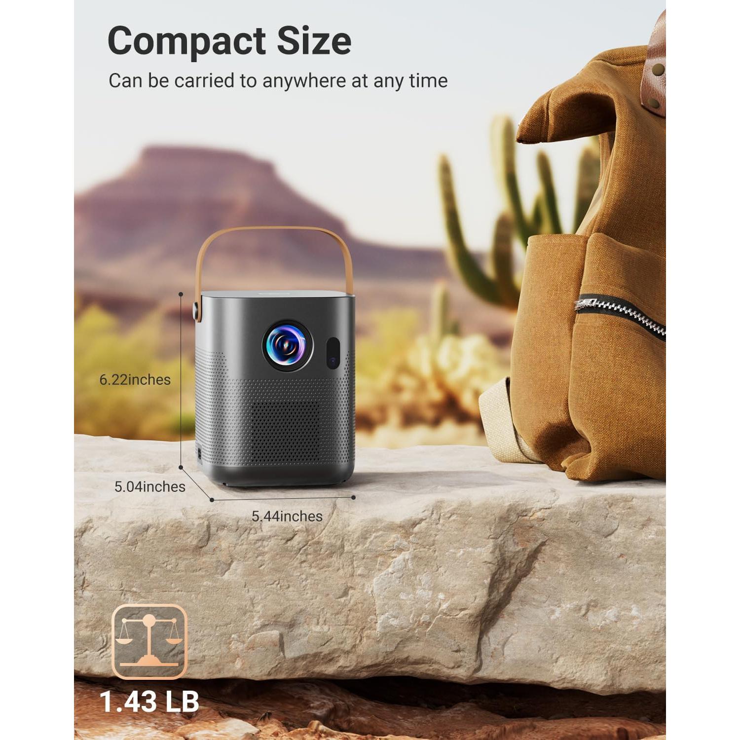 Proyector Mini OPOQO BL158 Full HD 1080P WiFi Bluetooth