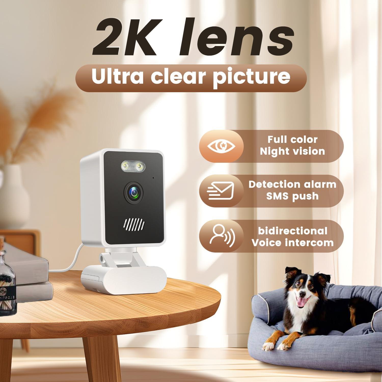 Cámara de Seguridad Interior Runofast ZY-205W1B 1080P WiFi