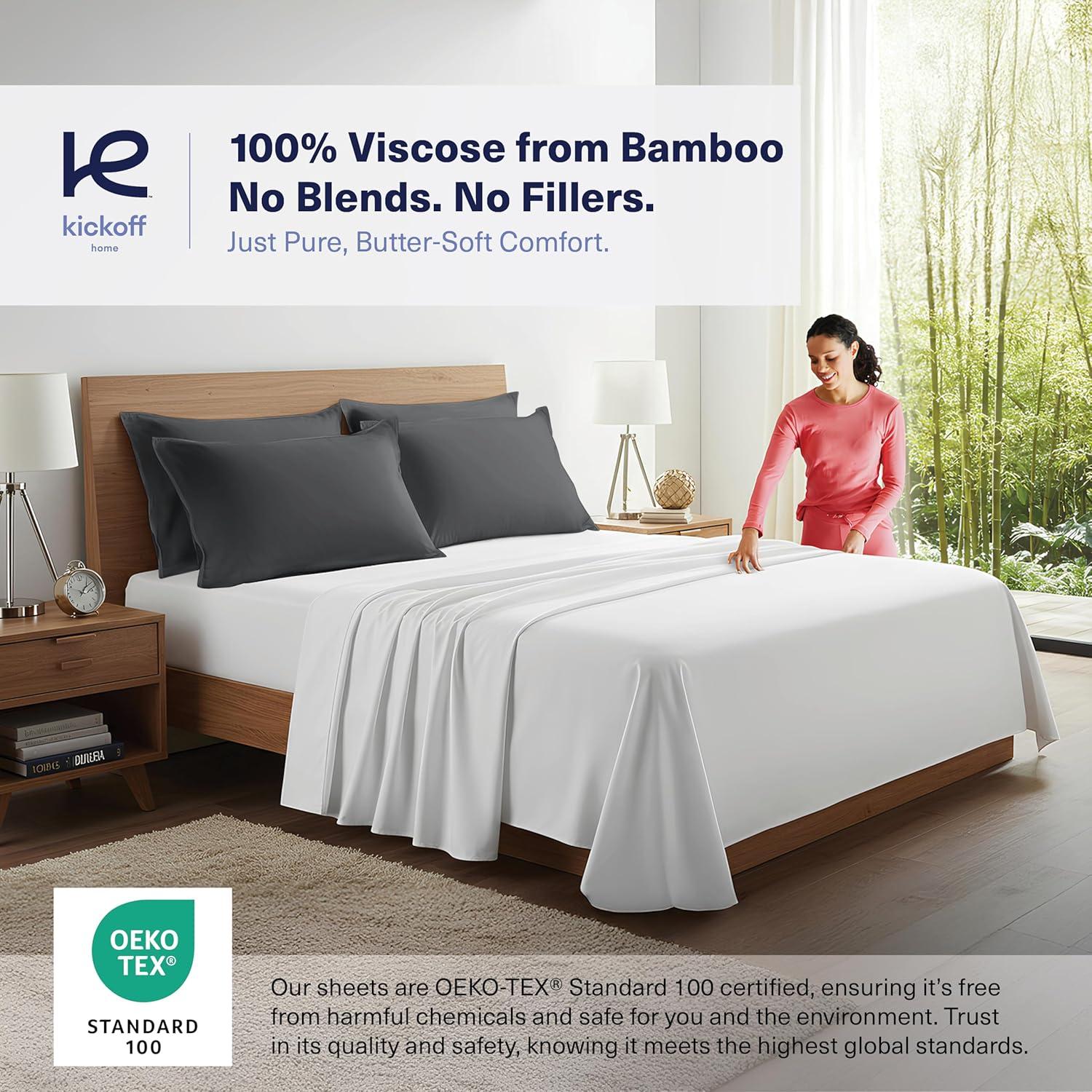 Funda de Almohada Refrigerante Kickoff Reina 100% Viscosa Bambú