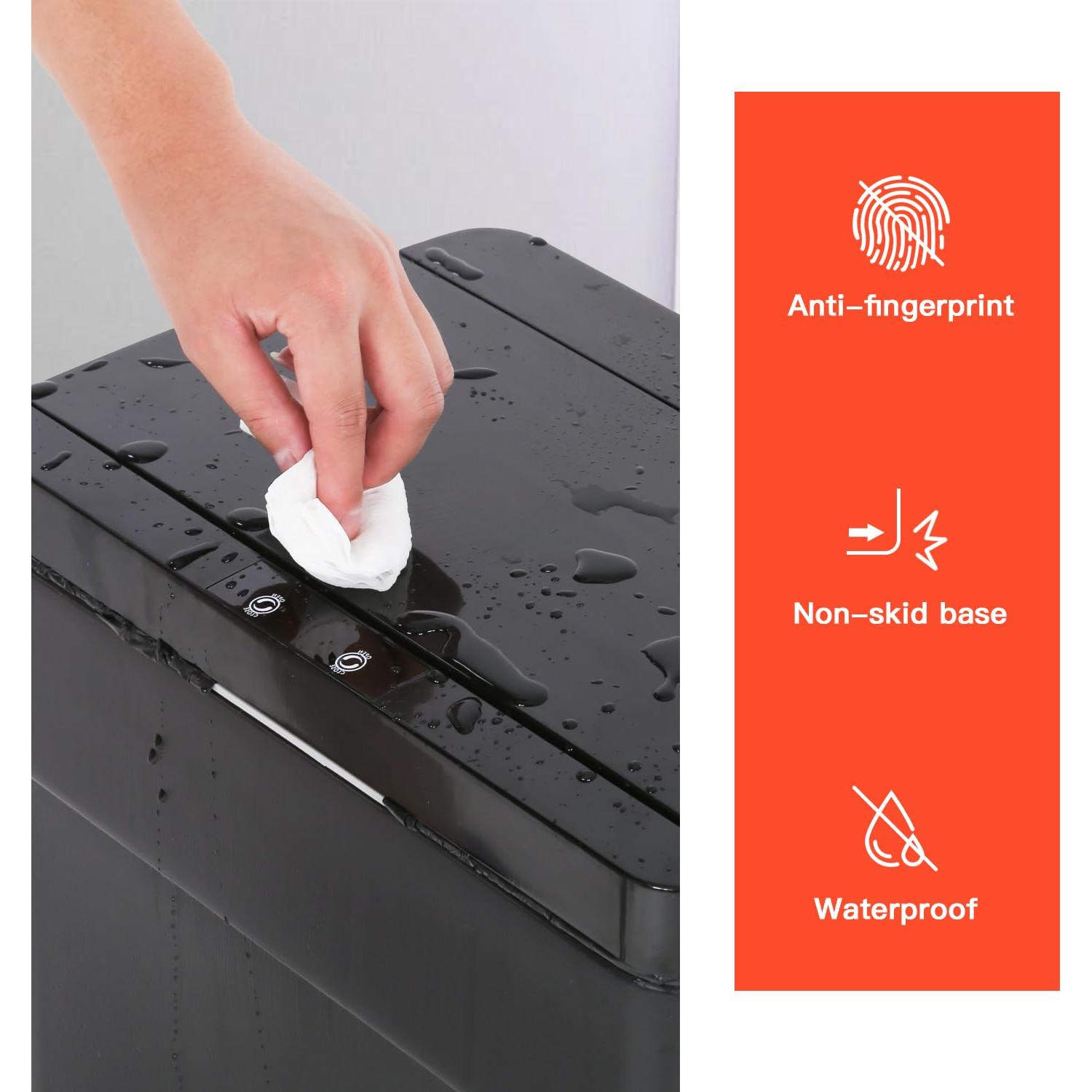 Basurero Automático PayLessHere 50L Negro con Sensor de Movimiento