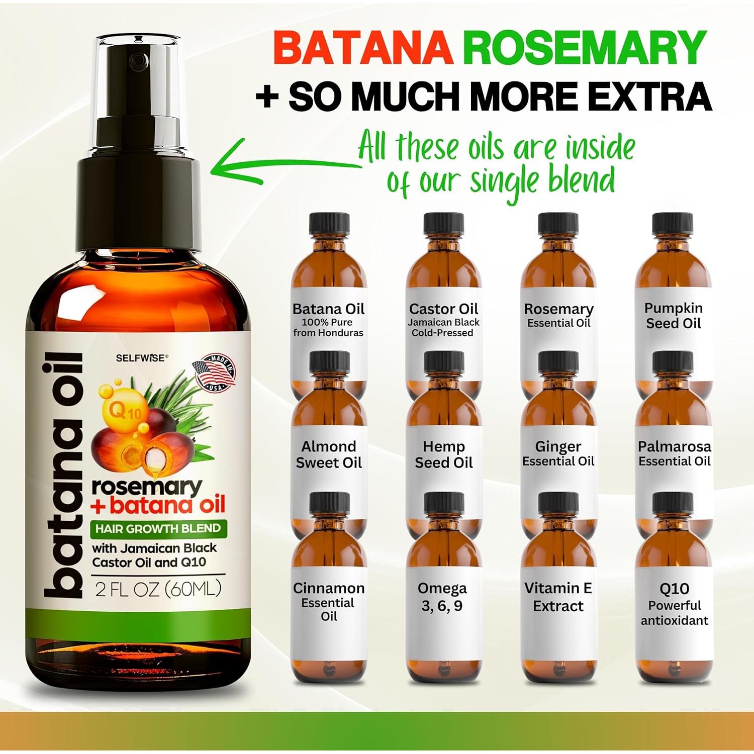 Aceite de Batana 100% Puro Dr. Sebi 56.7ml - Crecimiento Cabello