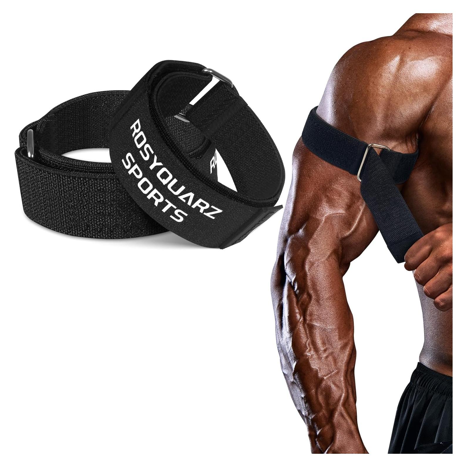 Bandas de Glúteos BFR ROSYQUARZ Ajustables para Entrenamiento