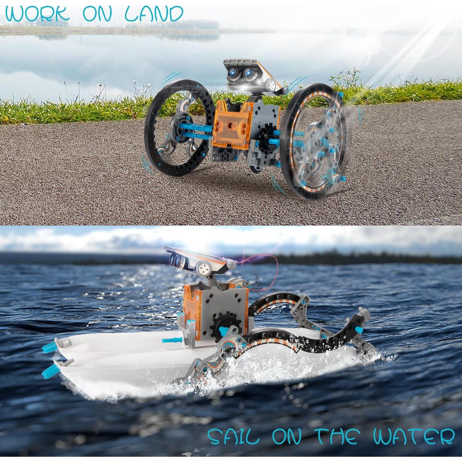 Kit Robot Solar 14 en 1 KIDWILL para Niños 8 a 12 Años