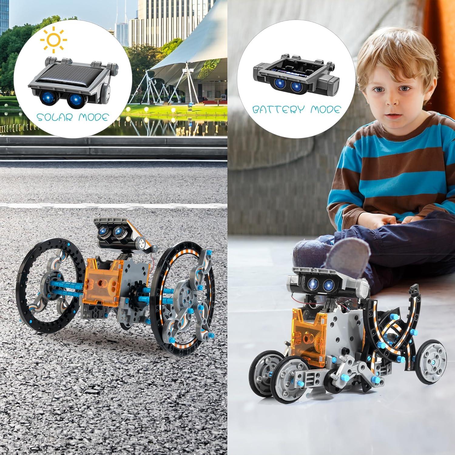 Kit Robot Solar 14 en 1 KIDWILL para Niños 8 a 12 Años