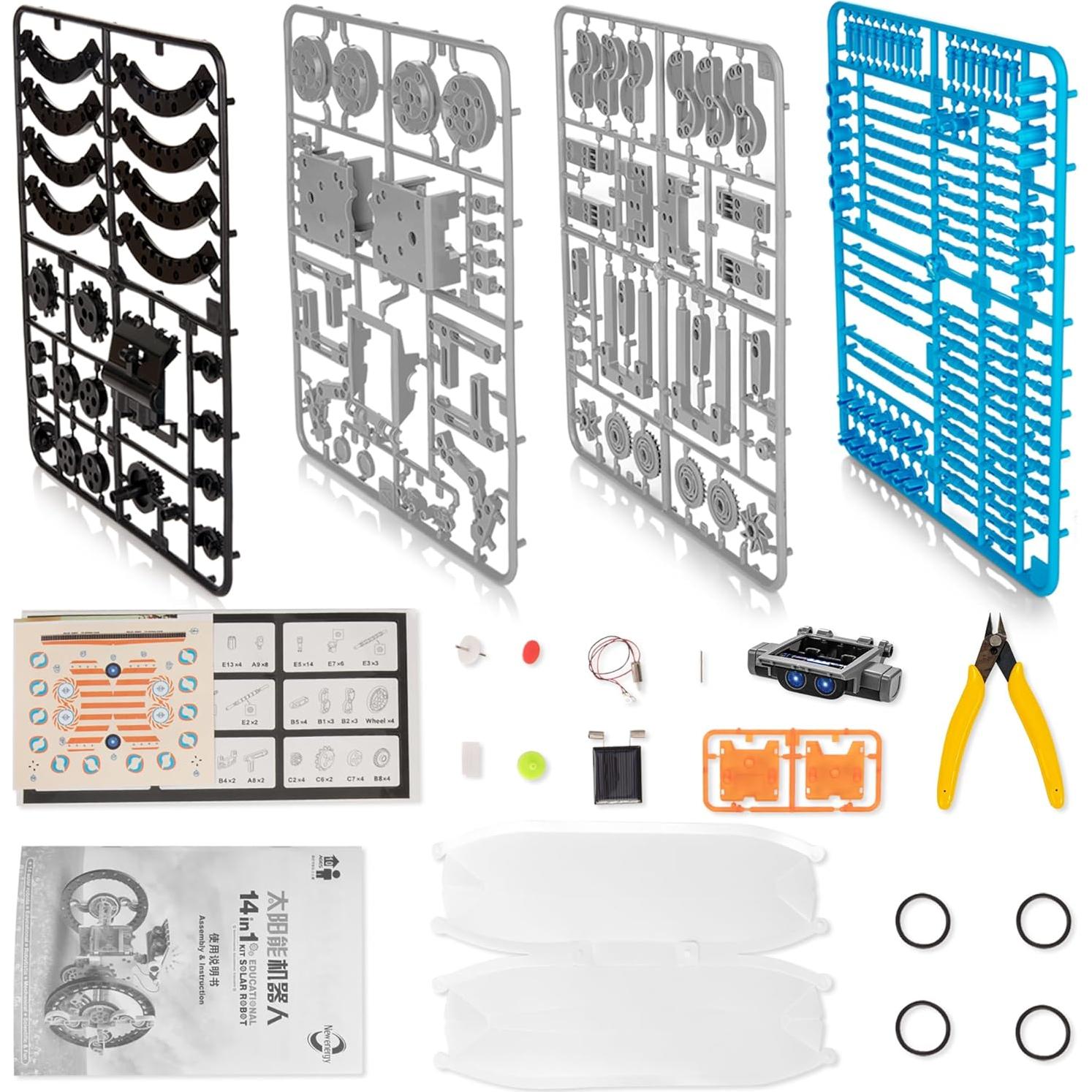 Kit Robot Solar 14 en 1 KIDWILL para Niños 8 a 12 Años