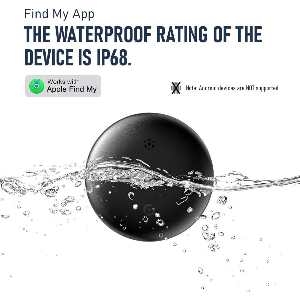 Collar para Gato GPS YGHFC Negro Impermeable iOS