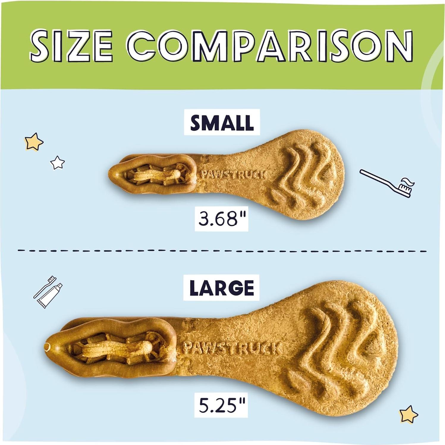 Golosinas Dentales Naturales Pawstruck para Perros Pequeños - 15 Unidades