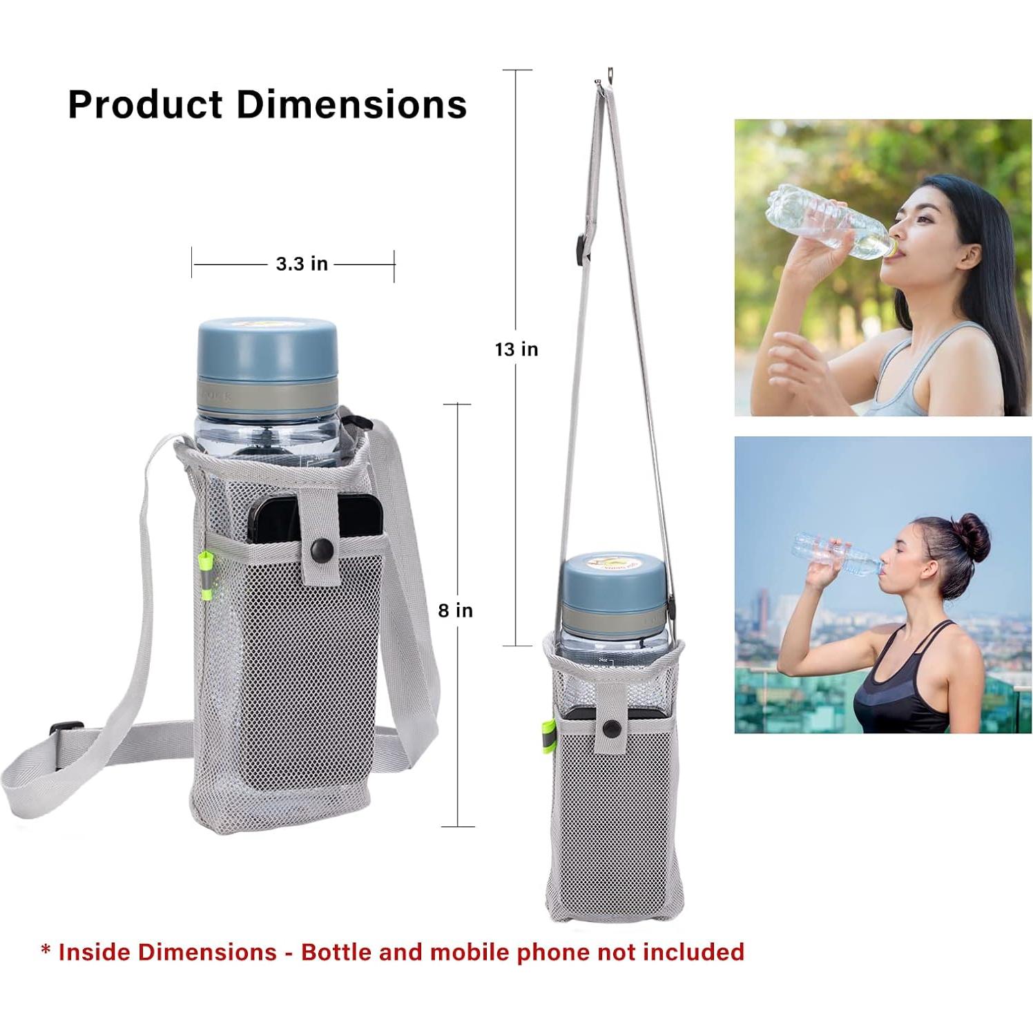 Bolsa de Agua Portátil ROGOWOL Plegable 0.06kg Nylon Gris