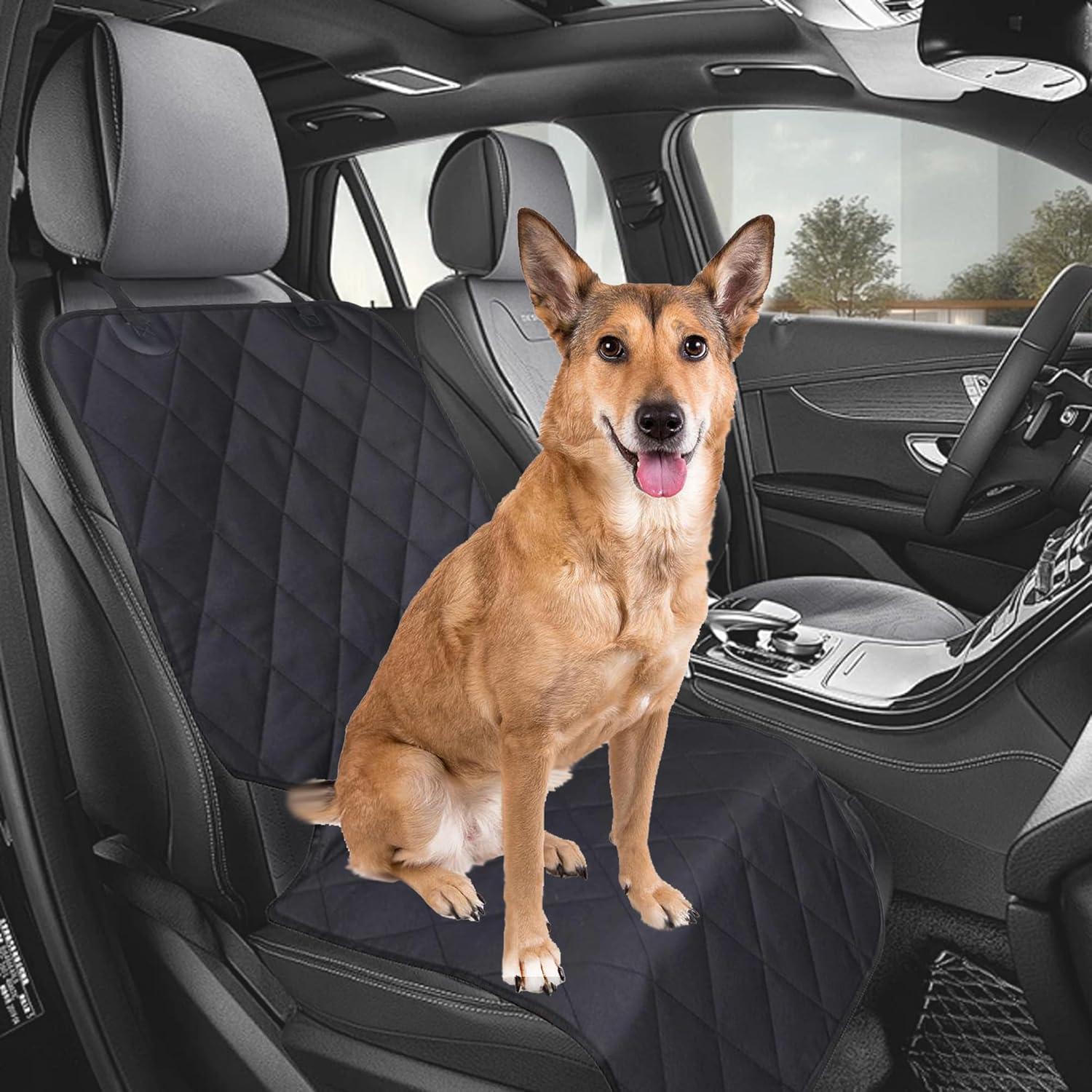 Cubierta de Asiento para Perros Delanteros YOOLEETC Impermeable