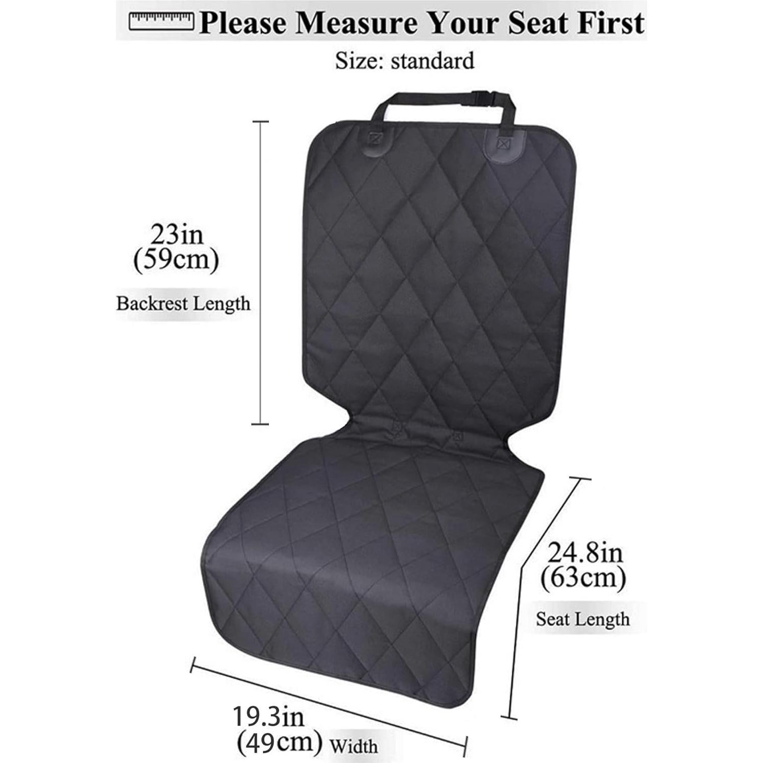 Cubierta de Asiento para Perros Delanteros YOOLEETC Impermeable
