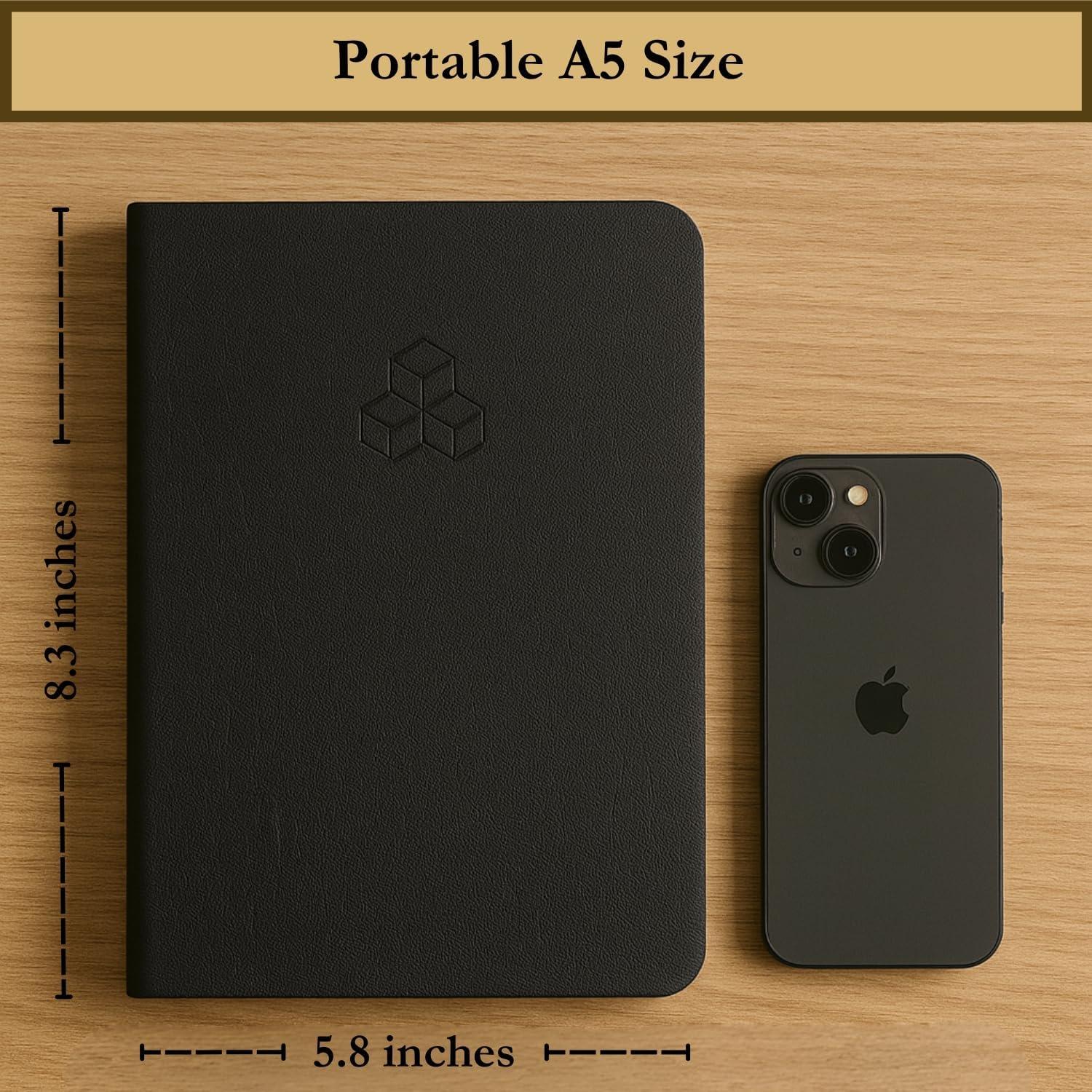 Planificador de Tiempo A5 Refine Days - 180 Páginas No Datadas