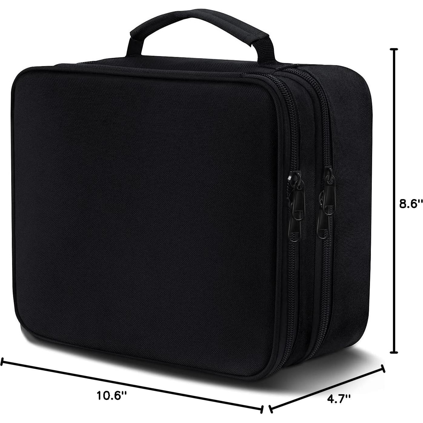 Organizador de Viaje Electrónico Smof Grande Negro 3 Capas