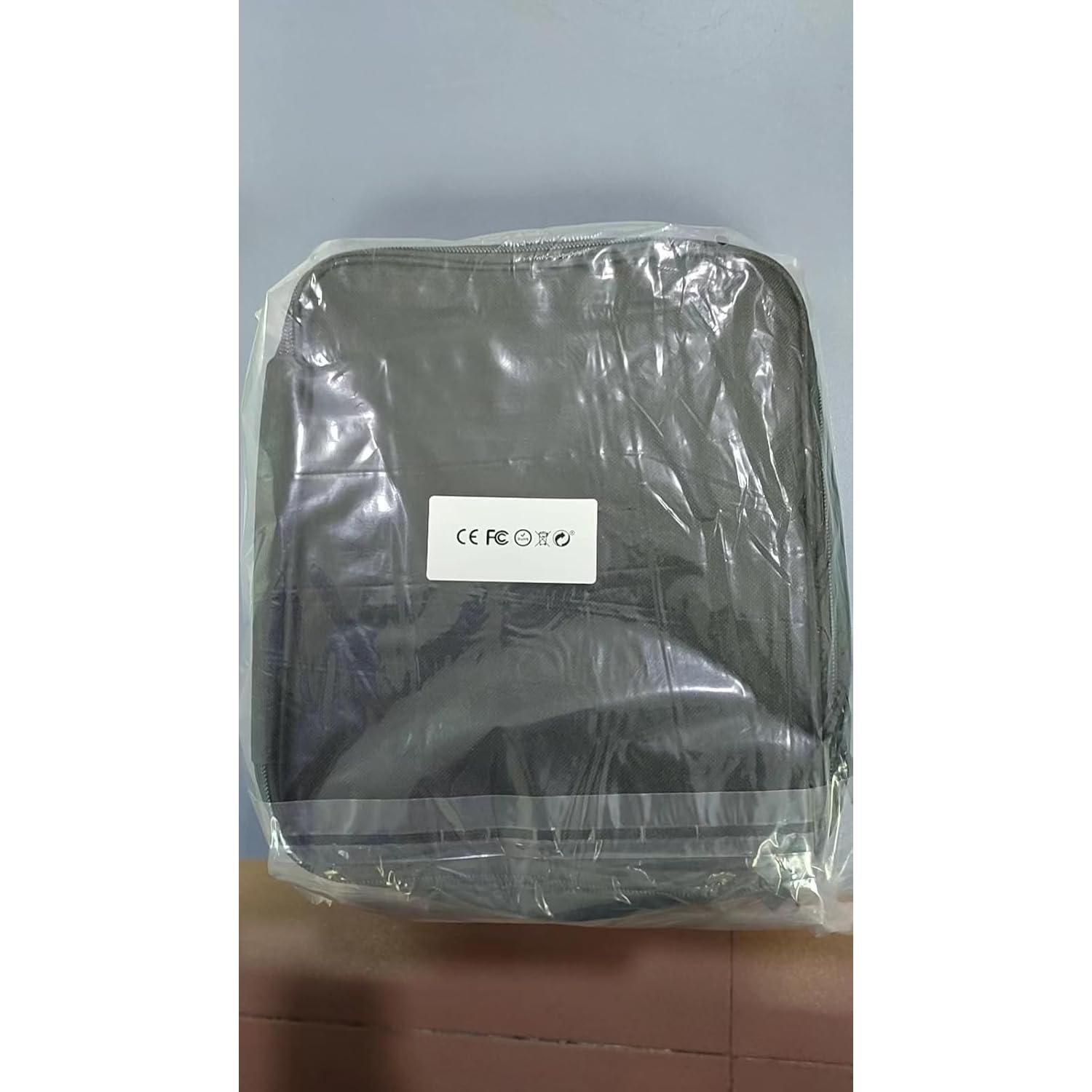 Organizador de Viaje Electrónico Smof Grande Negro 3 Capas