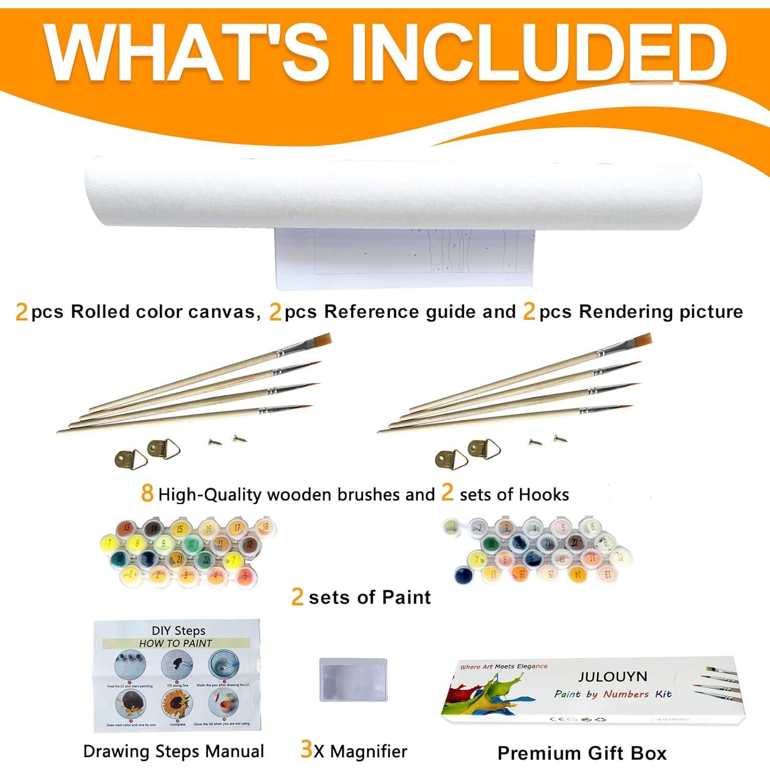 Kit de Pintura por Números JULOUYN 40.6x50.8 cm Adultos