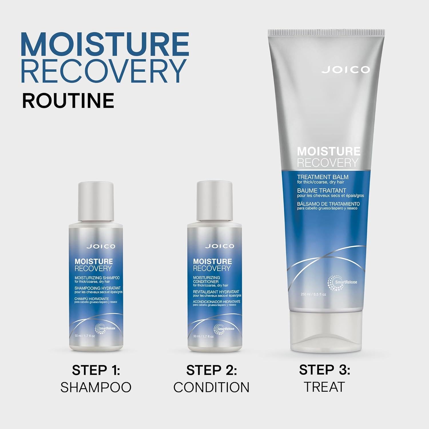 Champú Hidratante Joico Moisture Recovery 50 ml | Cabello Grueso y Seco