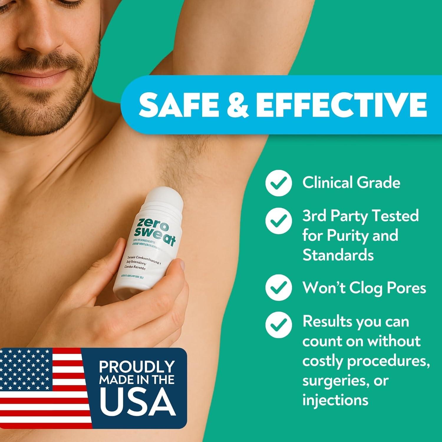 ZeroSweat Desodorante Antitranspirante 35 ml - Hiperhidrosis