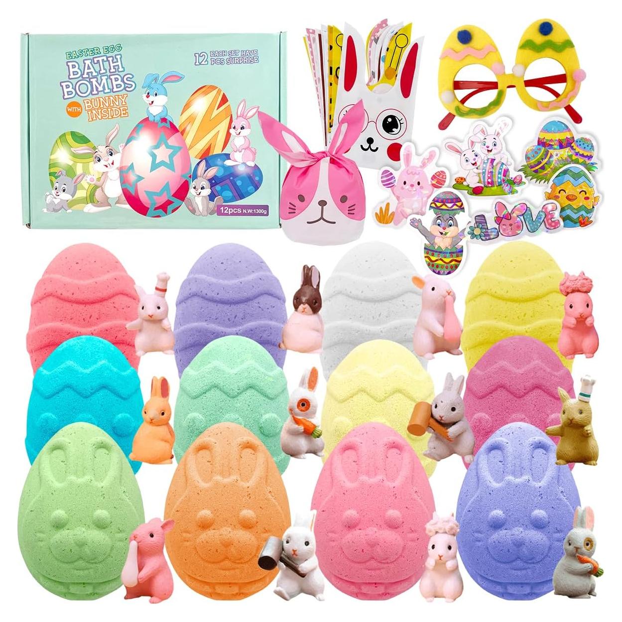 Paquete de 12 Bombas de Baño de Pascua Huizhou 119g