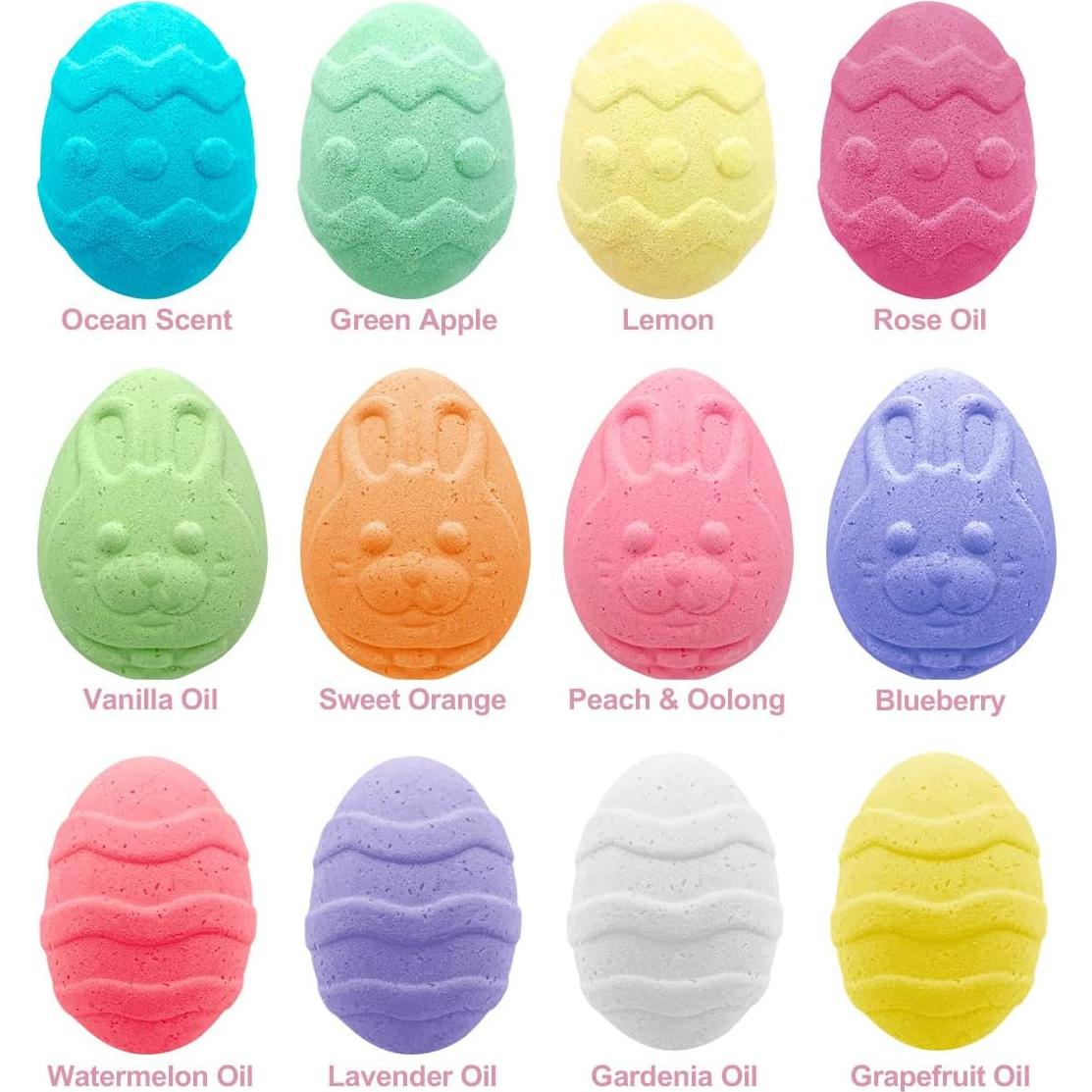 Paquete de 12 Bombas de Baño de Pascua Huizhou 119g