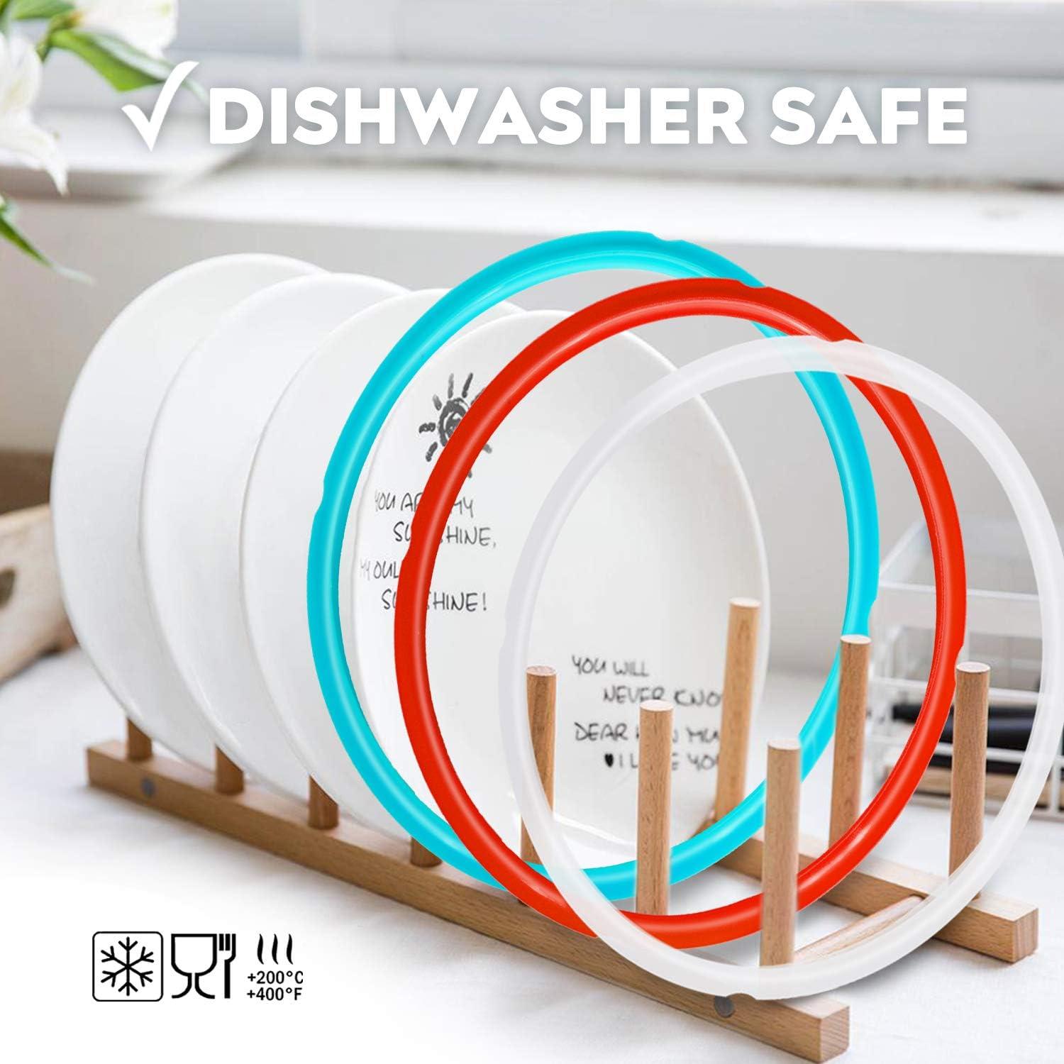 Anillo de Sellado de Silicona Newkiton 3 Pack 5/6qt Apto Lavavajillas