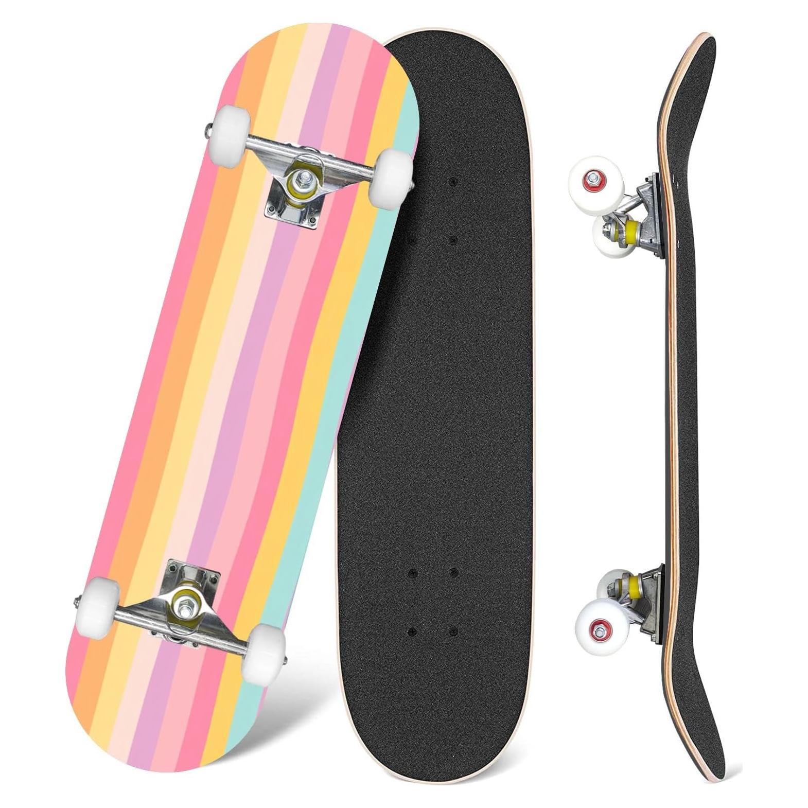 Patineta Completa UHMLTCRBOD 31" x 8" 7 Capas Arce Doble Kick