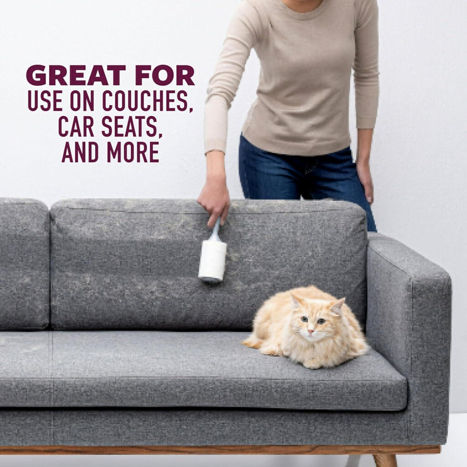 Rodillo para Pelaje de Mascotas Scotch-Brite 70 Hojas Extra Pegajoso