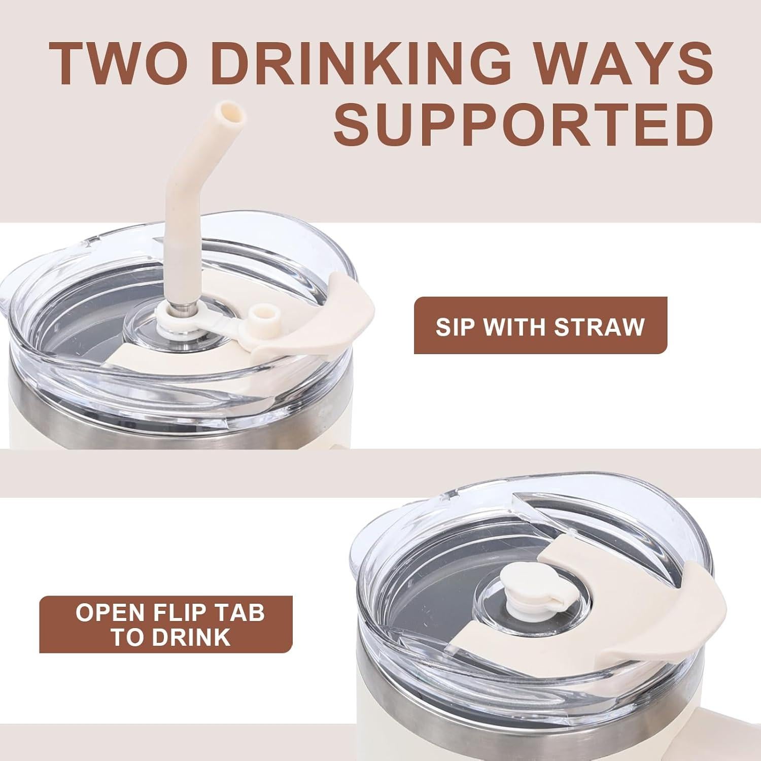 Taza de 1.18 L Tamarac con Asa y Tapa Aislante