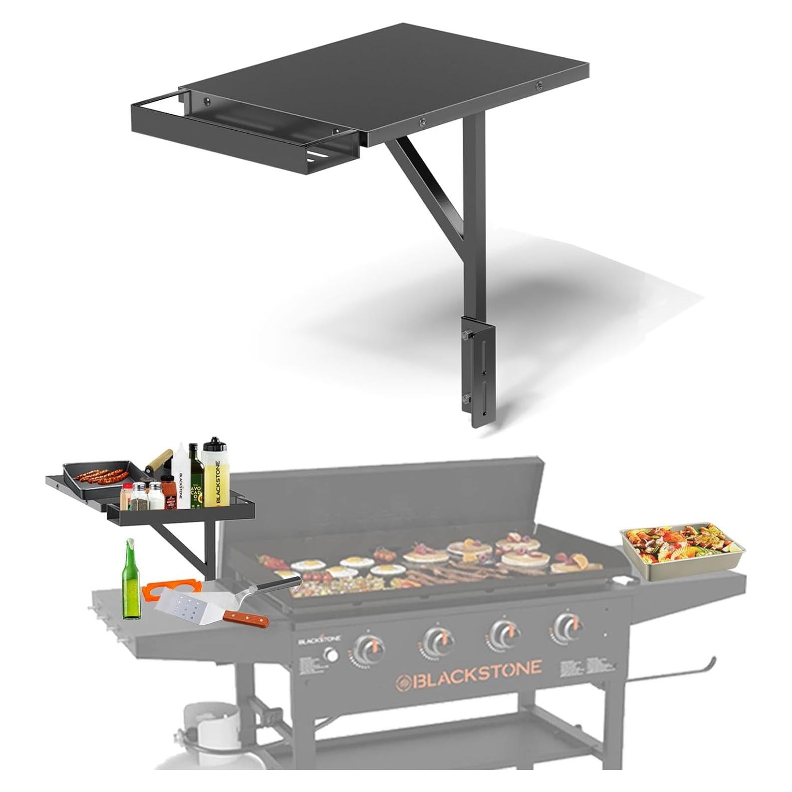 Estante Superior para Plancha Blackstone 36"/28" - Caddy Negro