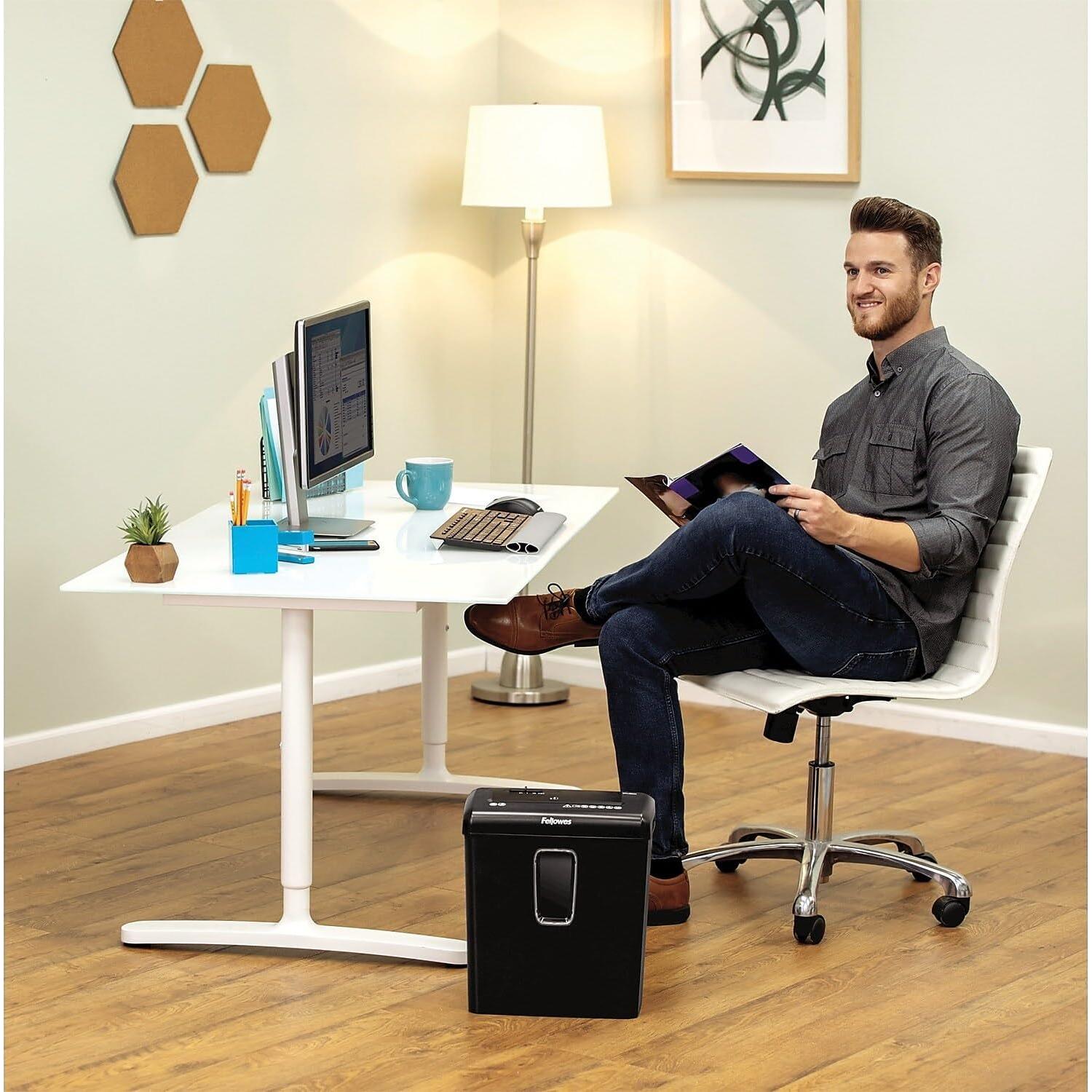 Trituradora de Papel Fellowes P-30C 6 Hojas Corte Cruzado