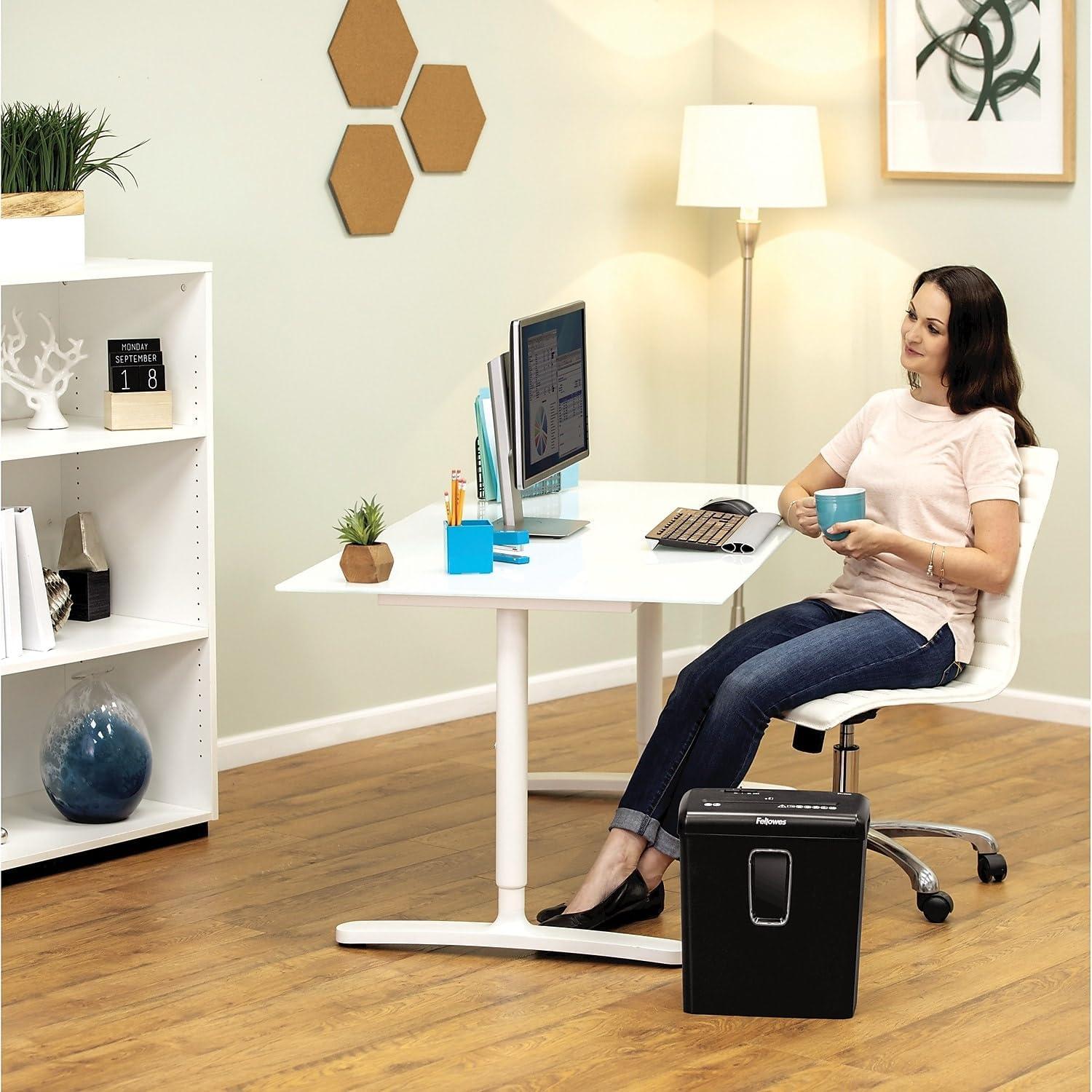 Trituradora de Papel Fellowes P-30C 6 Hojas Corte Cruzado