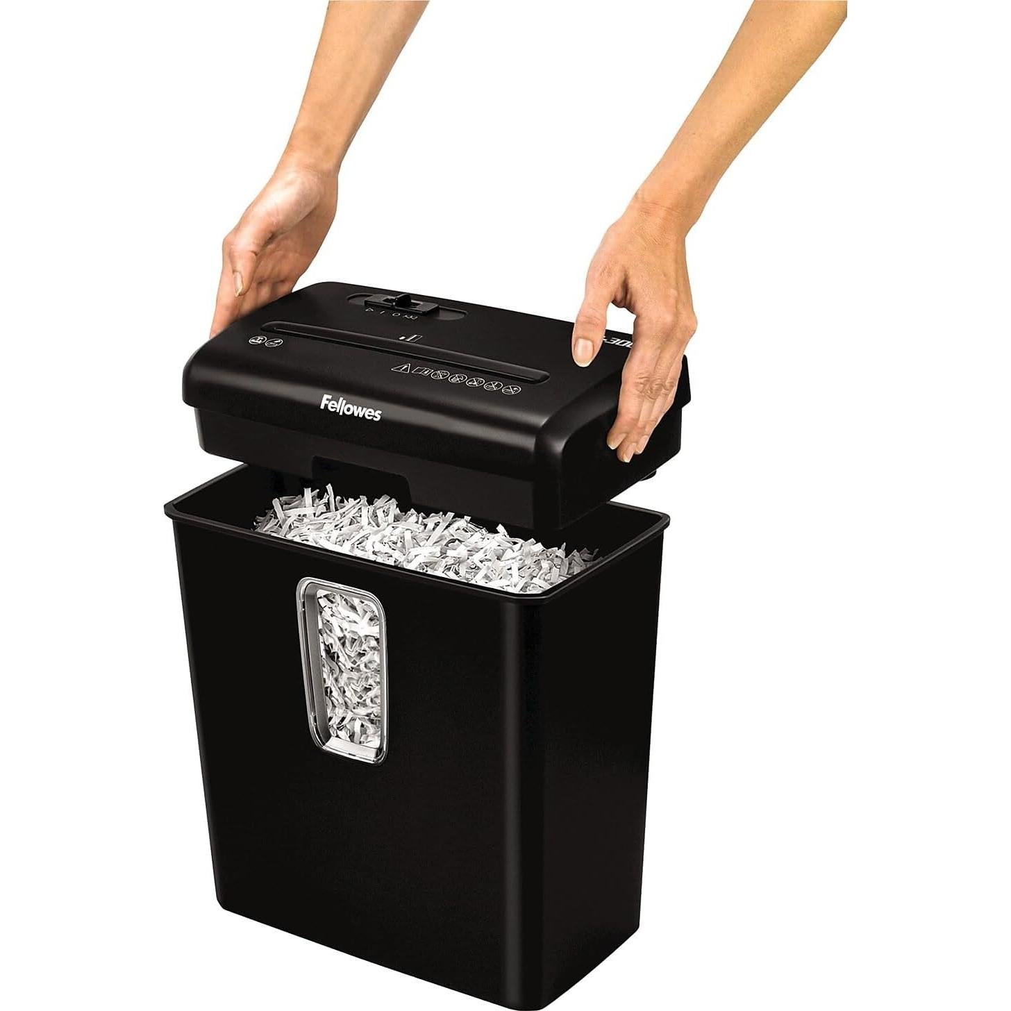 Trituradora de Papel Fellowes P-30C 6 Hojas Corte Cruzado