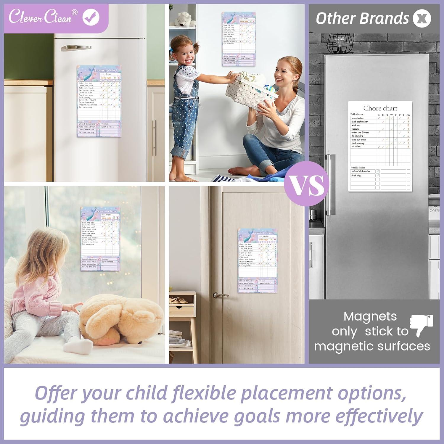 Tabla de Tareas Reutilizable Clever Clean Sirena 20x33cm