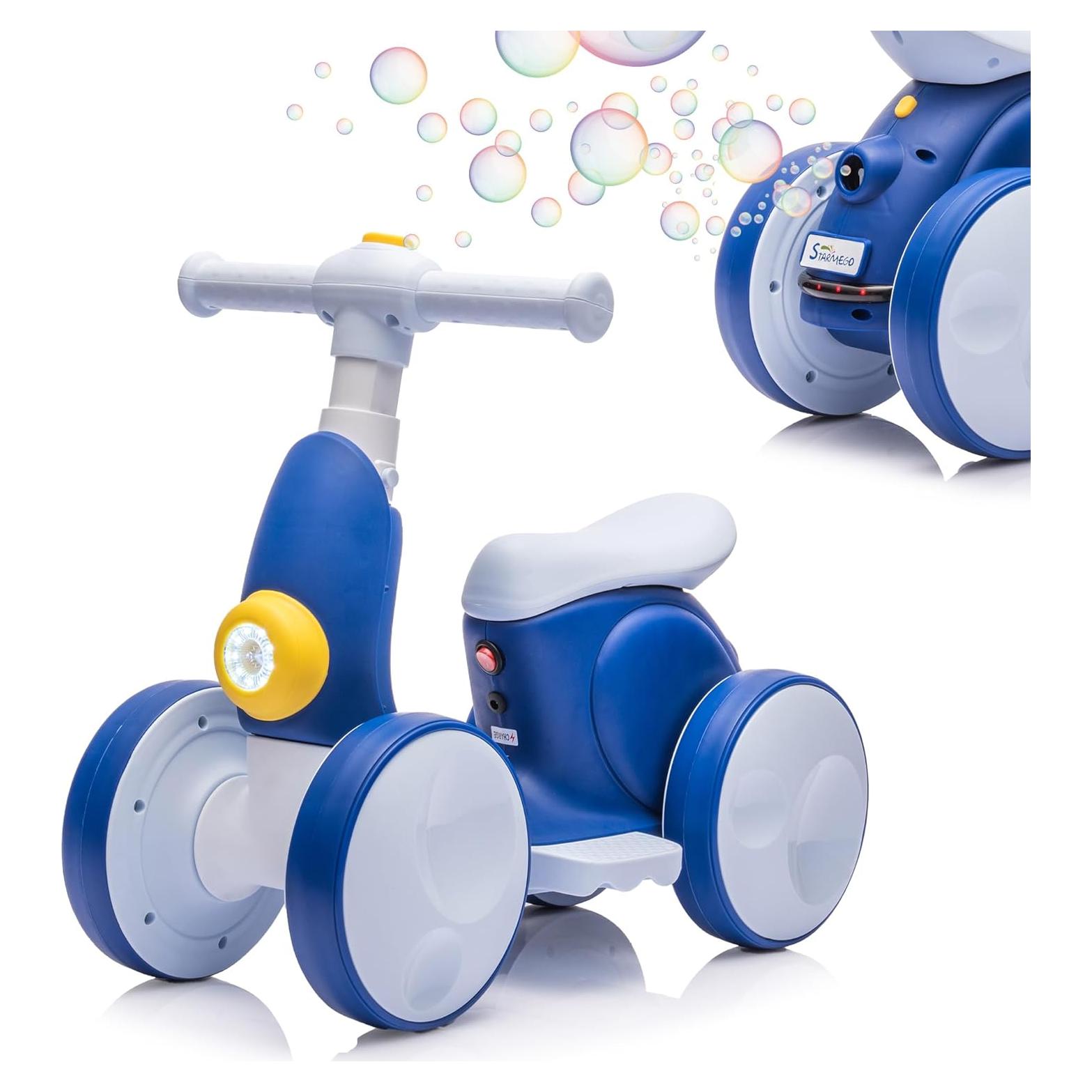 Bicicleta de Equilibrio Eléctrica JoyRydz BBC-Baby 4 en 1 Azul