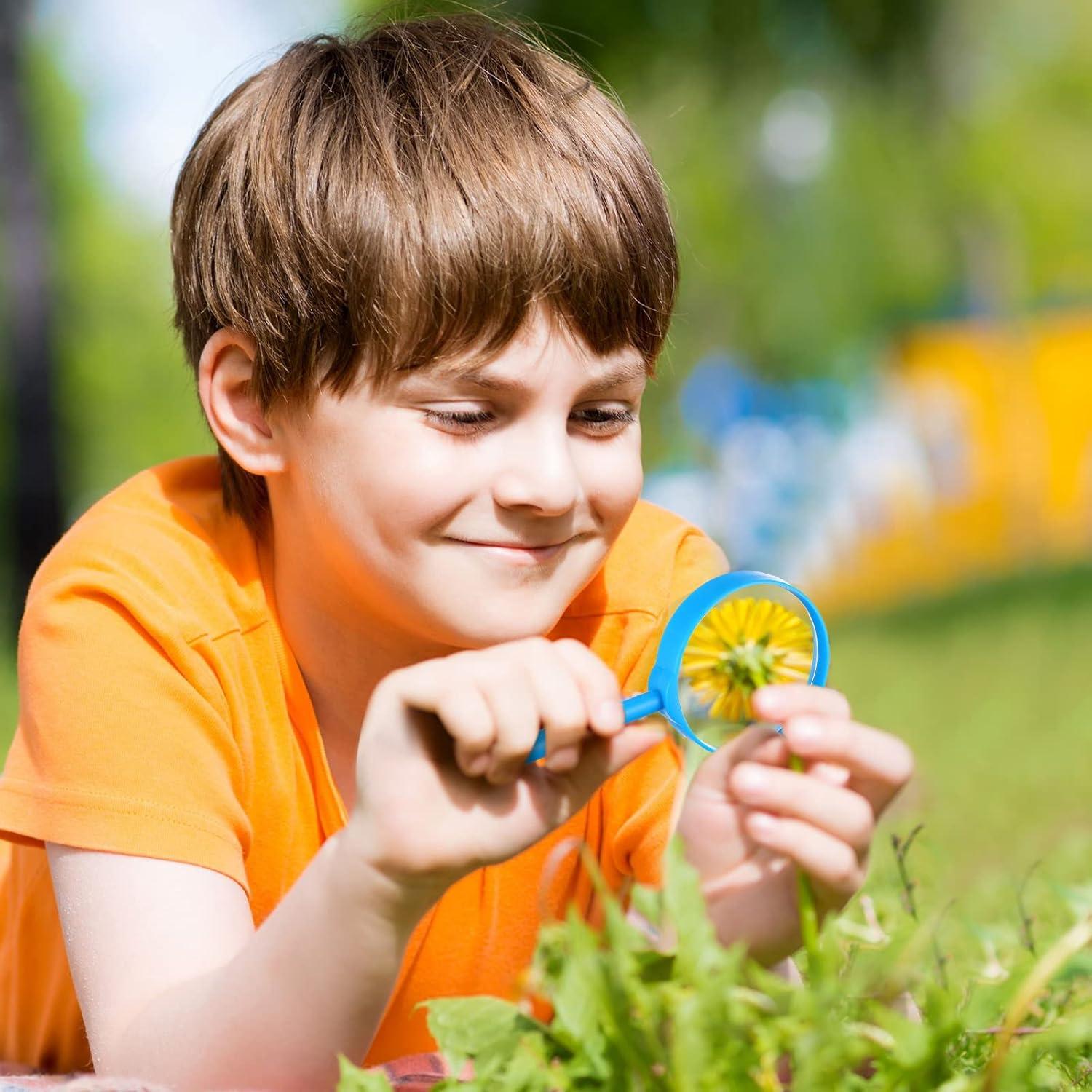 Lupas para Niños Kingdder 48 Pcs 5X Aumento Coloridas