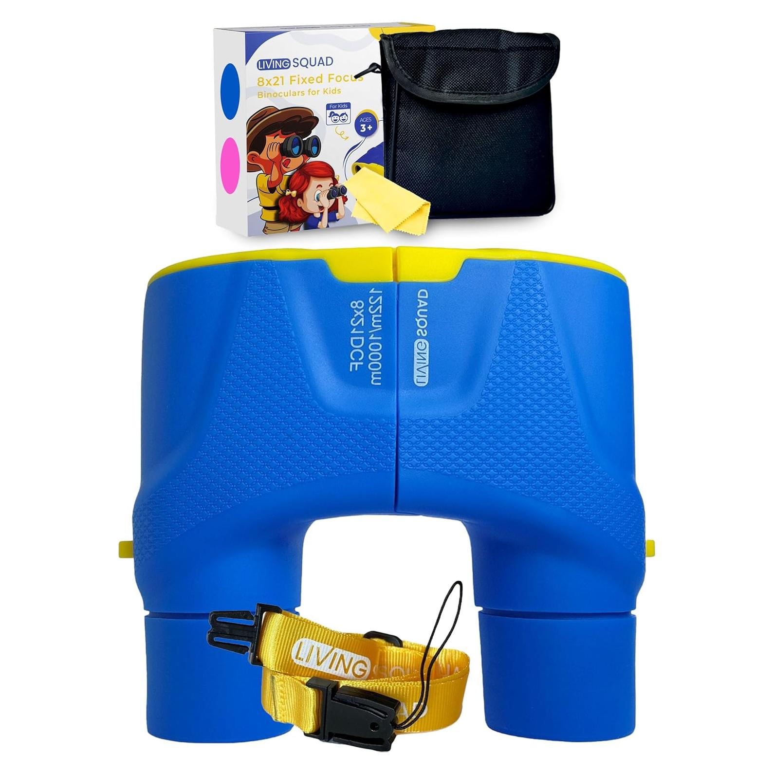 Binoculares para Niños Living Squad 8x21 A Prueba de Golpes