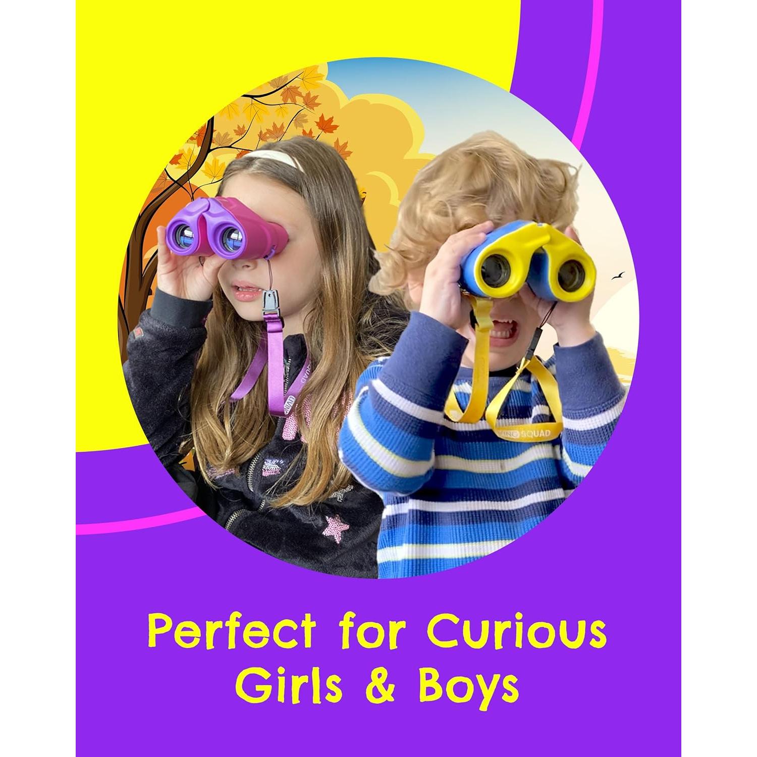 Binoculares para Niños Living Squad 8x21 A Prueba de Golpes