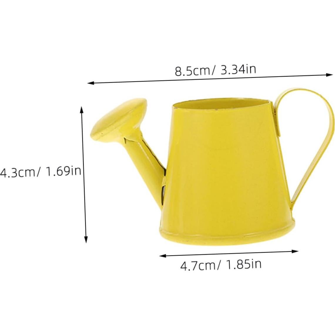 Kisangel Mini Regaderas de Hierro 6pcs Color Surtido 8.5x4.7cm