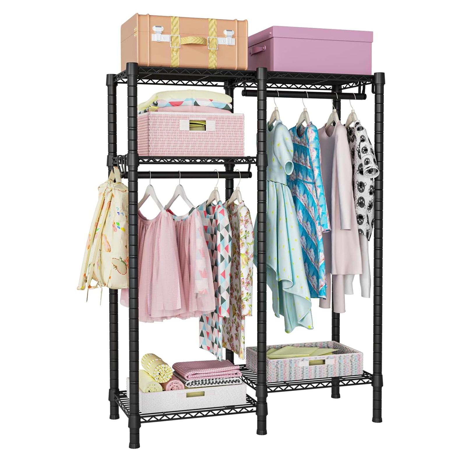 Perchero Ulif F1 Ajustable y Portátil para Niños 79.3x30x121.9cm